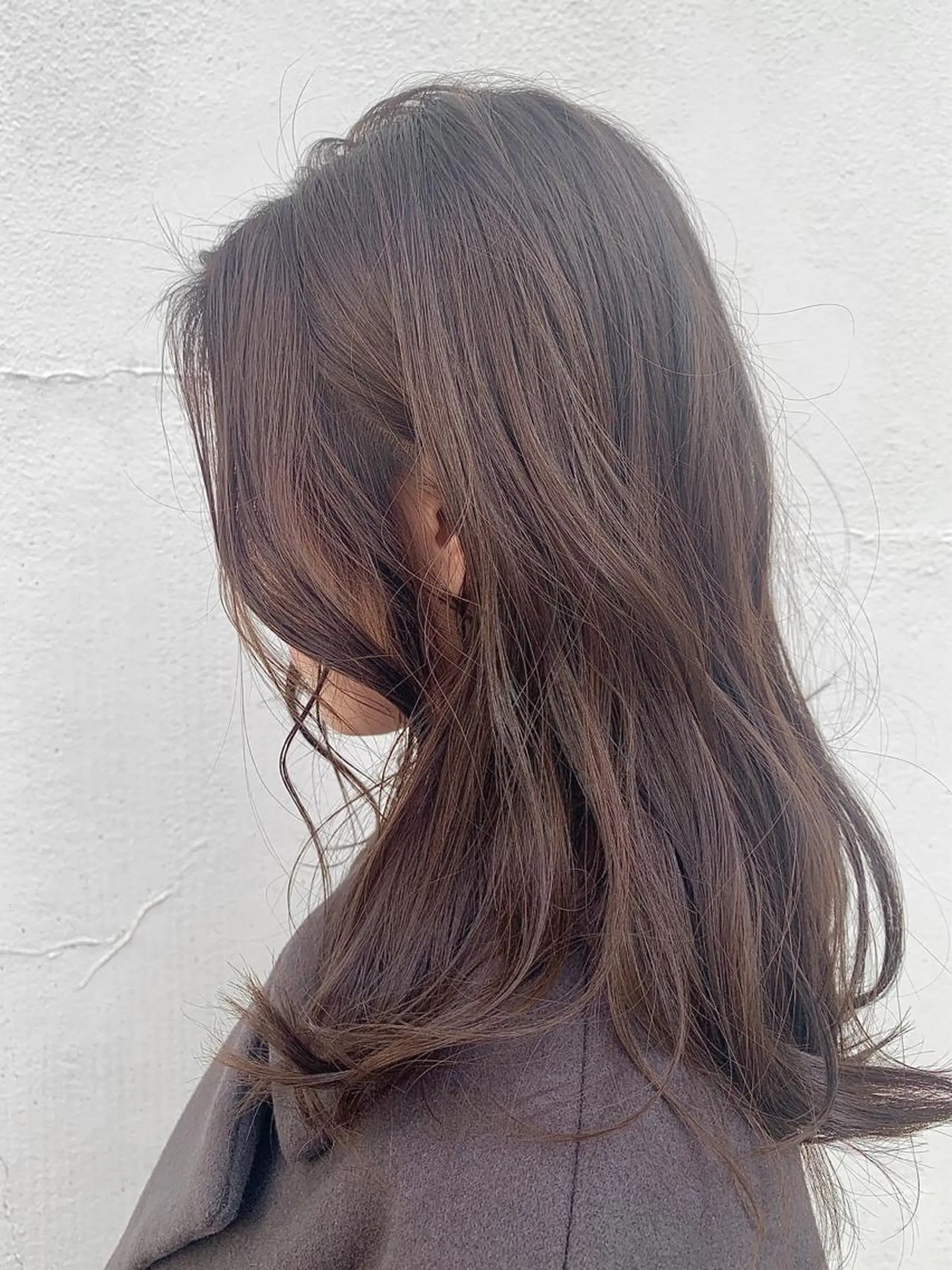 セミロング カラー 🇺🇸✂️🍟 こんあゆみのヘアスタイル