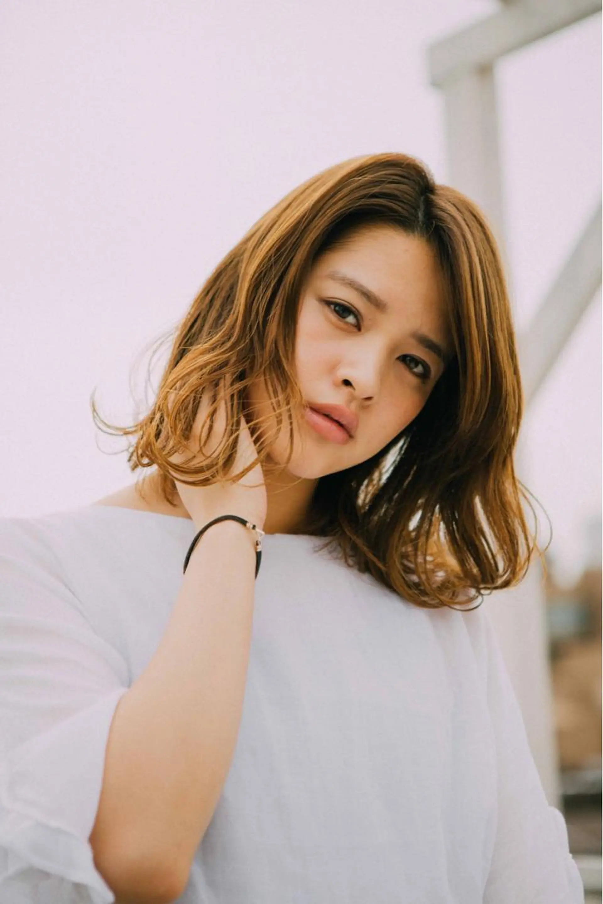 セミロング 鈴木 マサアキのヘアスタイル