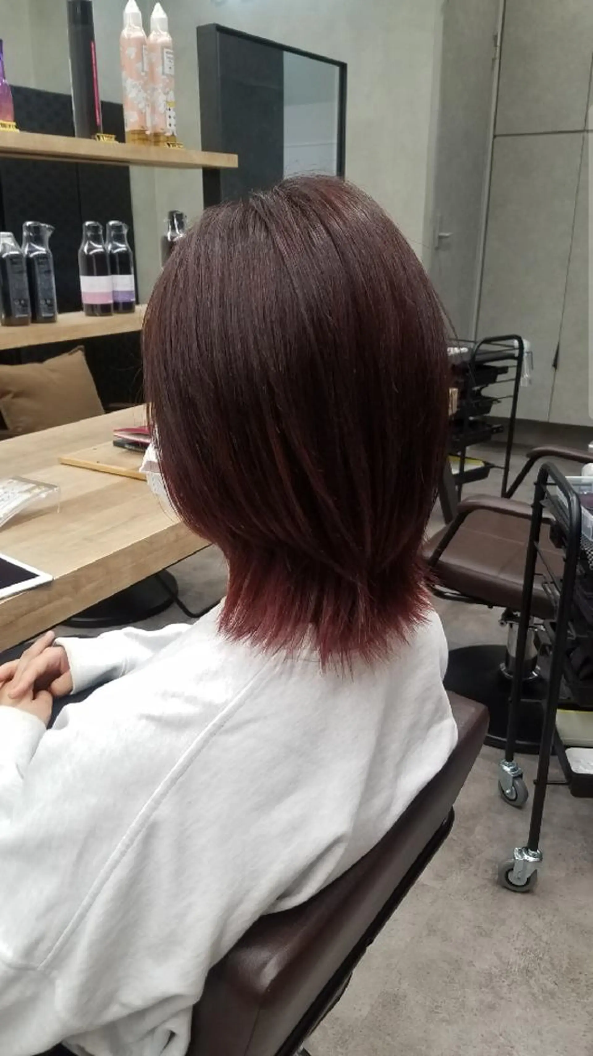 ミディアム カラー カット ヘアカラー トリートメント レイヤー/ショート /山田譲治✂️のヘアスタイル