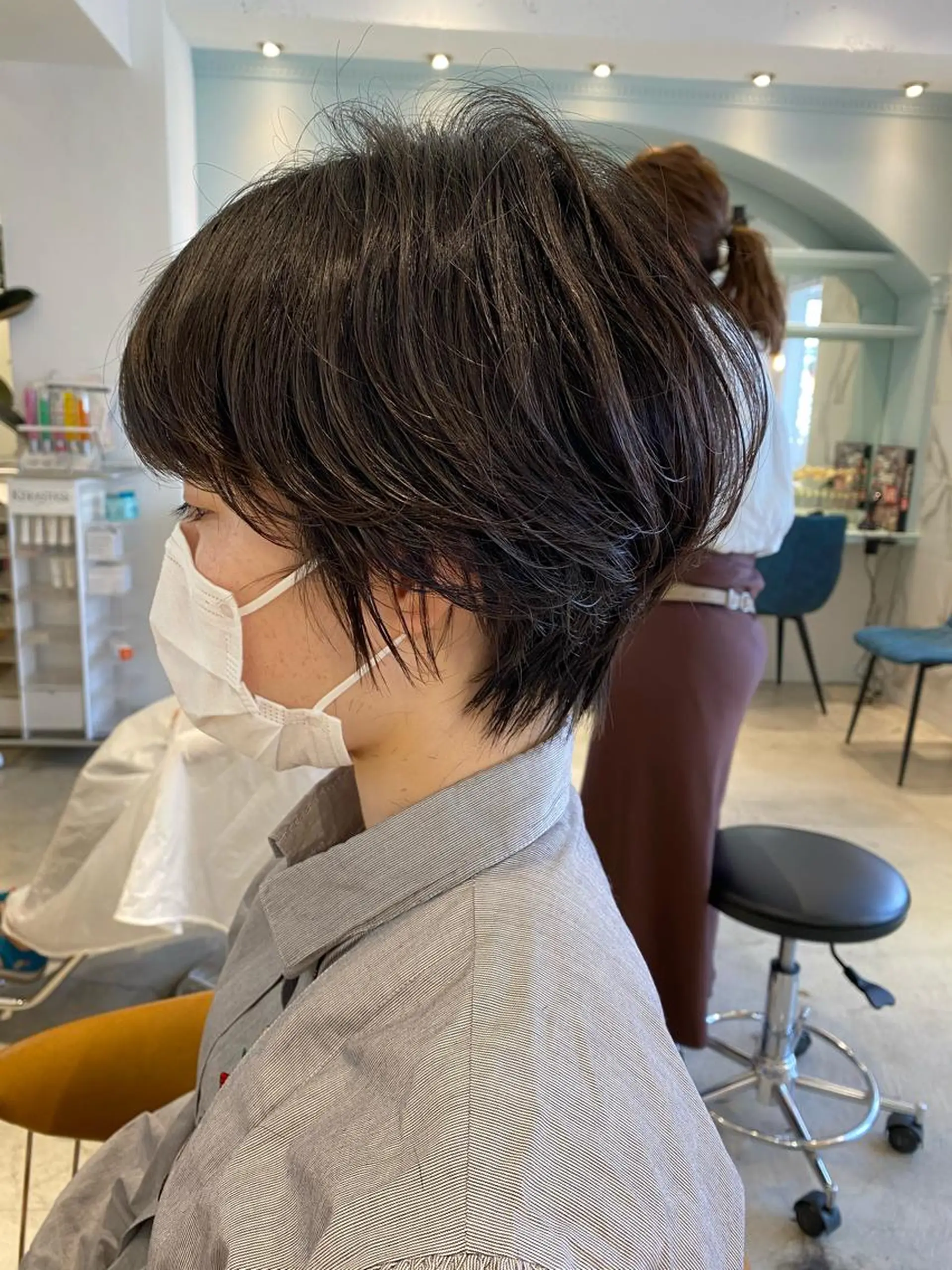 ショート 髪質改善レイヤー/ ボブたんの翔太のヘアスタイル