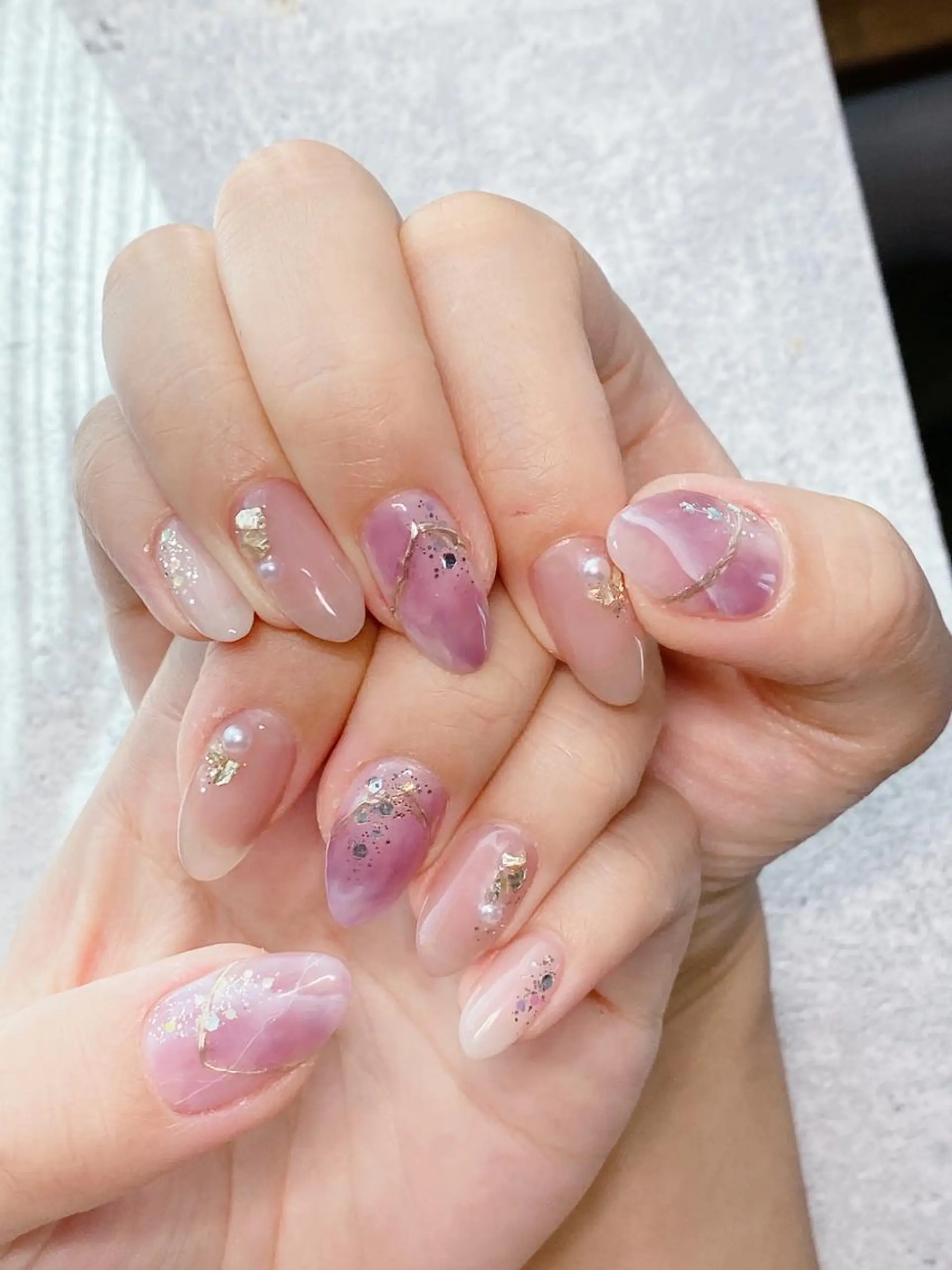 ネイル ニュアンスネイル GODDESNAIL satomiのネイルデザイン