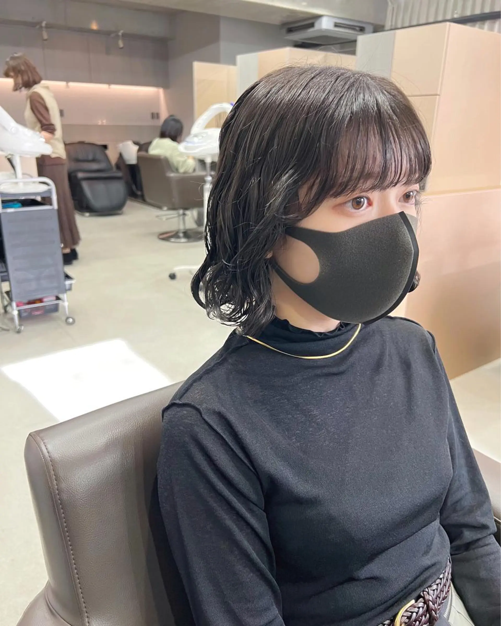 ショート パーマ ボブパーマコテ巻き風 パーマNo1深江秀平のヘアスタイル