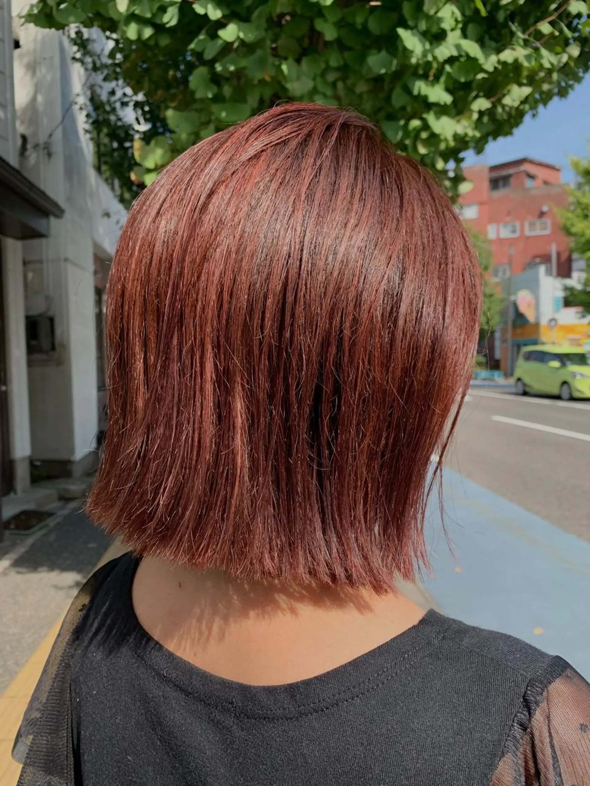 ミディアム カラー ハイライトカラー ハイライト 宮嶋 勇輔のヘアスタイル