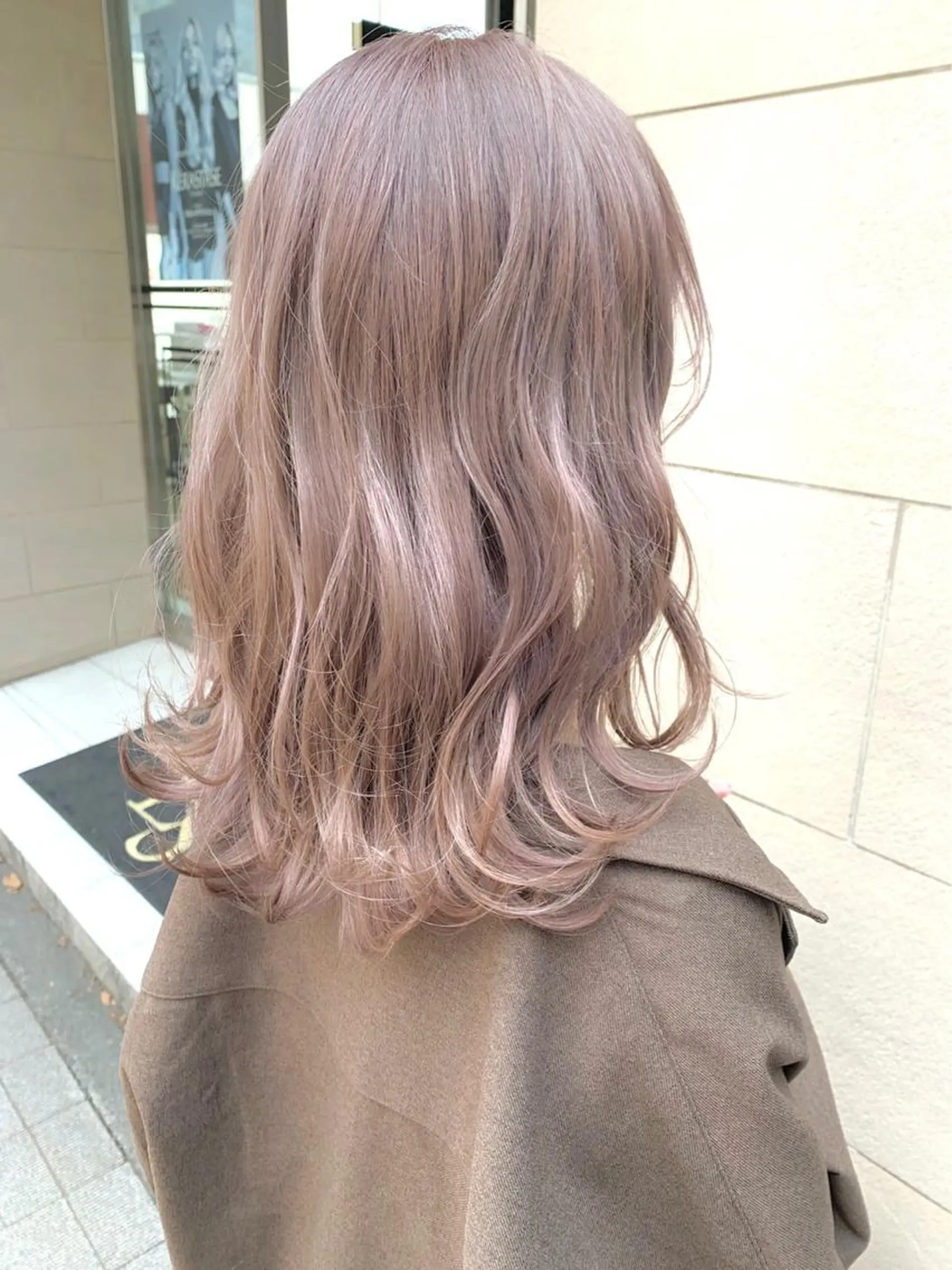 セミロング カラー ブリーチ ケアブリーチ トリートメント メンズカット松戸/韓 国/メンズパーマ航太のヘアスタイル