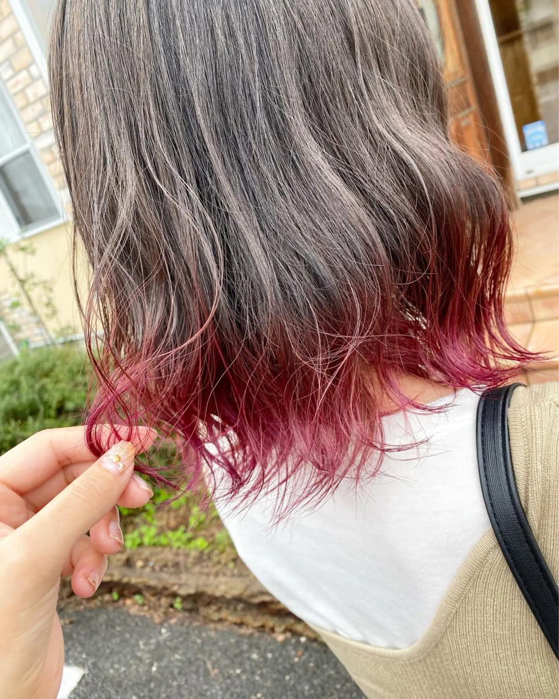 ミディアム カラー 荒木 ひろかのヘアスタイル