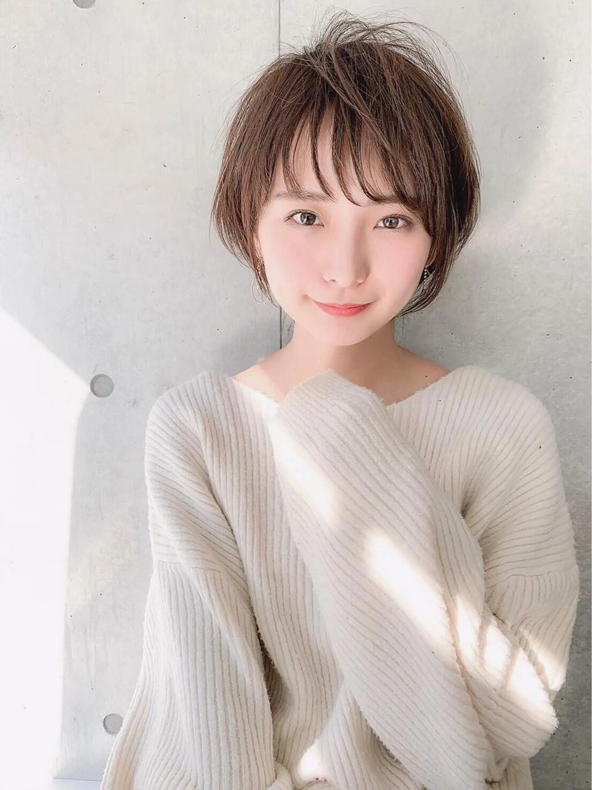 ショート カラー ヘアアレンジ メンズ ブラウンカラー 透明感カラー ココアブラウン モカブラウン EMANON池袋3rd所属・ダブルカラー｜ なおき｜池袋美容師のヘアスタイル