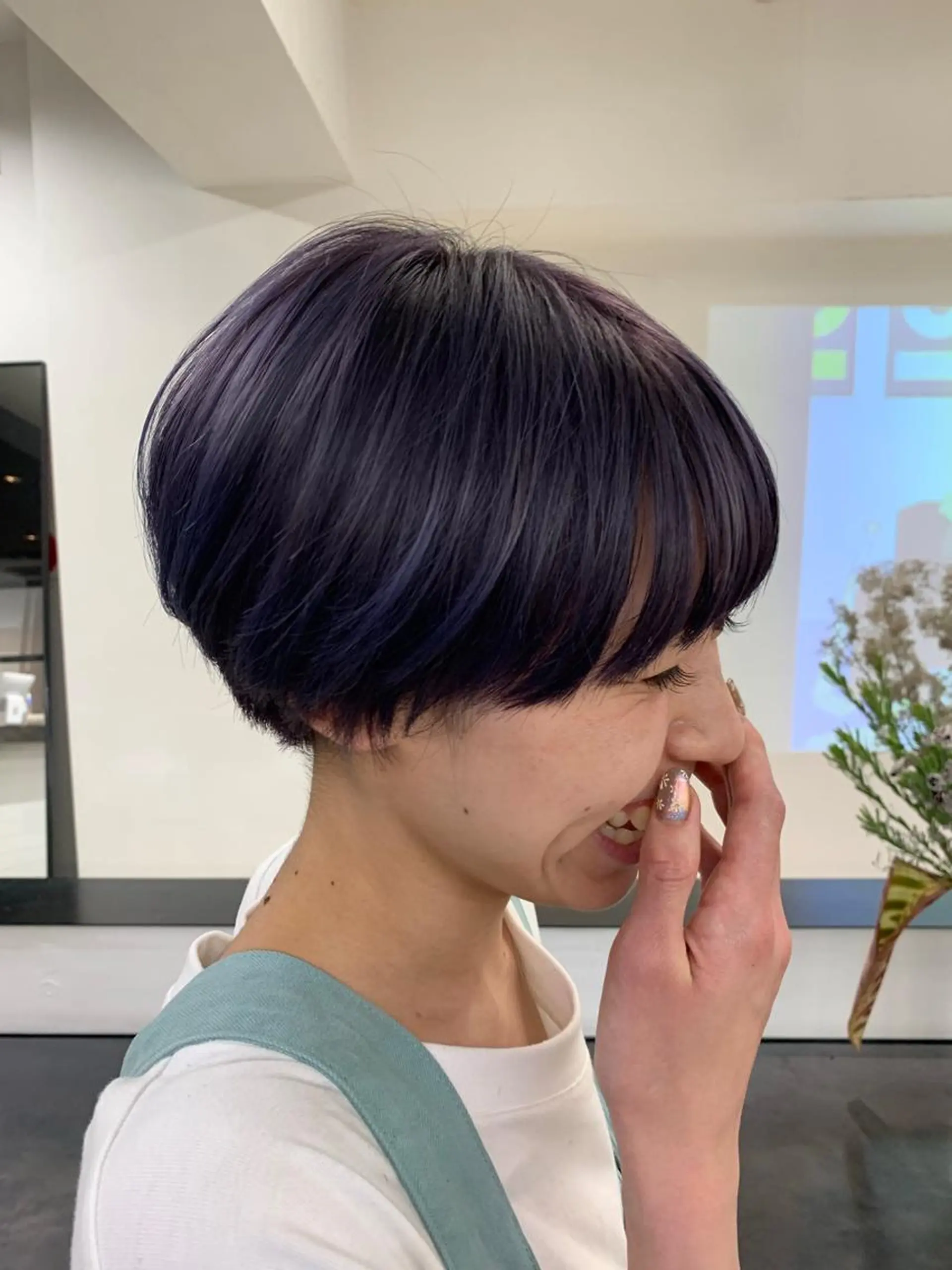 ショート カラー ヘアアレンジ モリシゲ ヒカリ🦕🐬のヘアスタイル