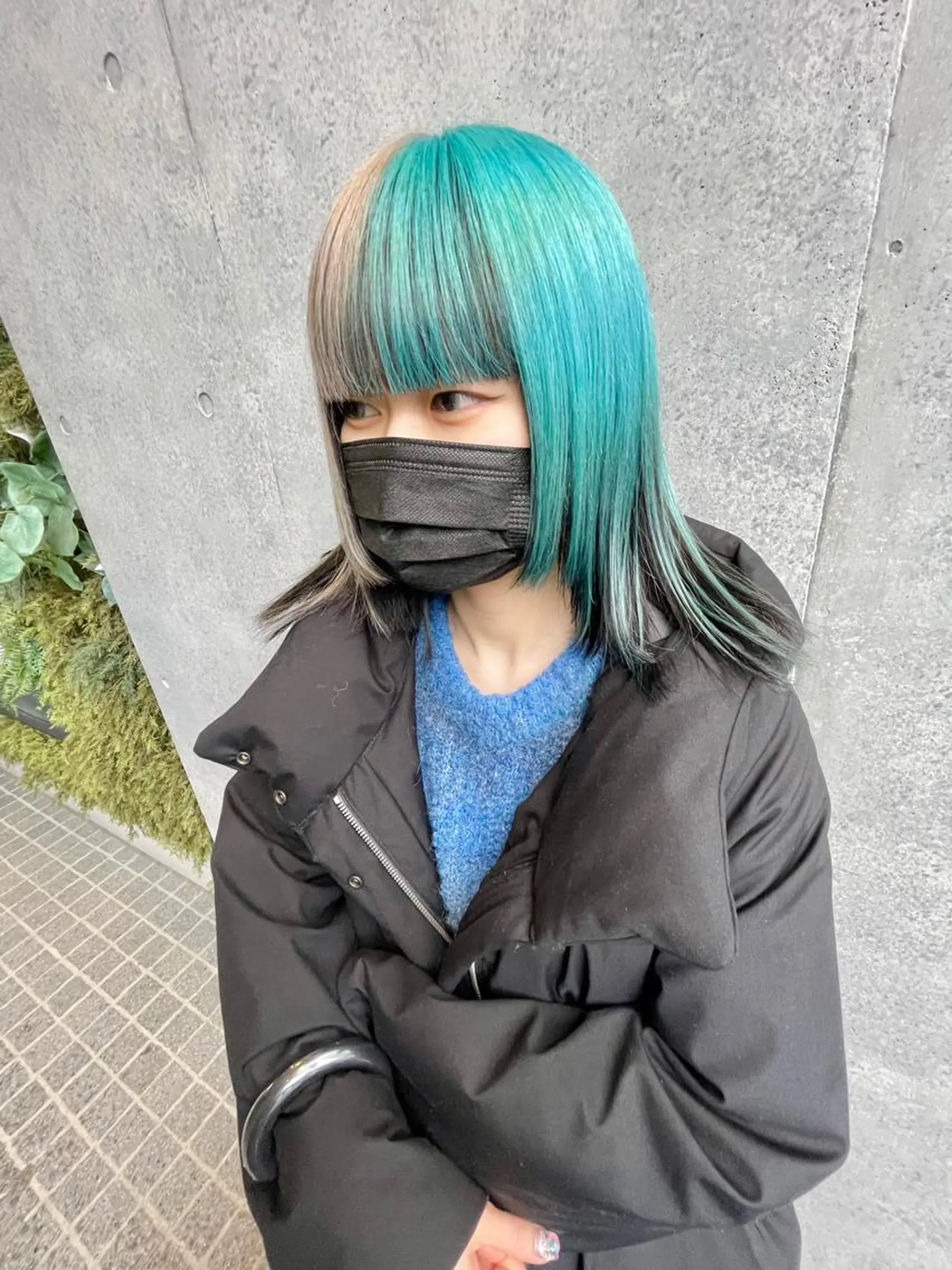 ミディアム ヘアカラー トリートメント ブリーチ専門美容師 谷合純一のヘアスタイル