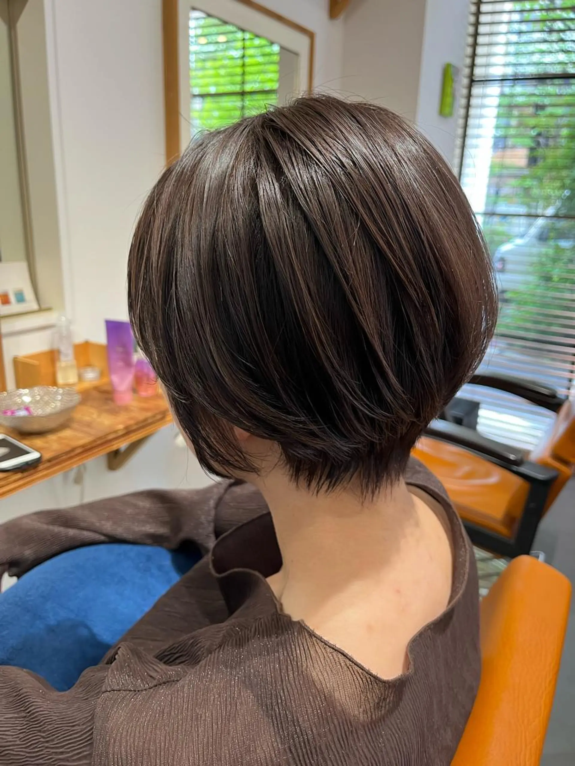 ショート カラー アッシュ ベージュカラー ラベンダーカラー ラベンダーアッシュ ラベンダーベージュ カット ヘアカラー 代表　土屋ヒロユキ ショートカットのヘアスタイル