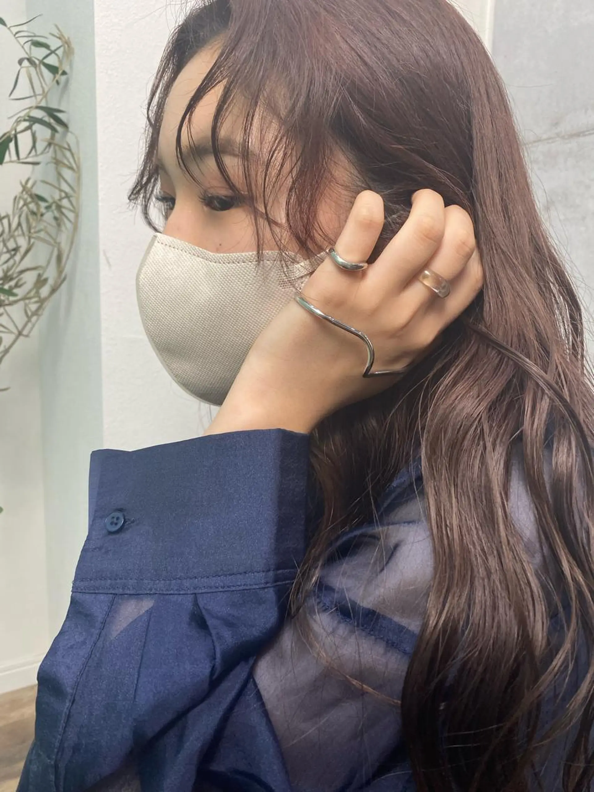 ロング 顔周り🇰🇷韓国 レイヤー/モエのヘアスタイル