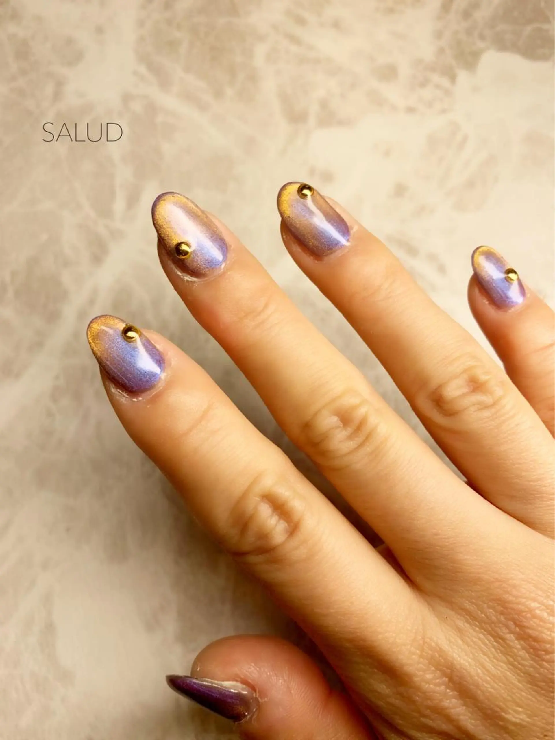 ショート ネイル ハンドネイル Nail Salon SALUDのネイルデザイン
