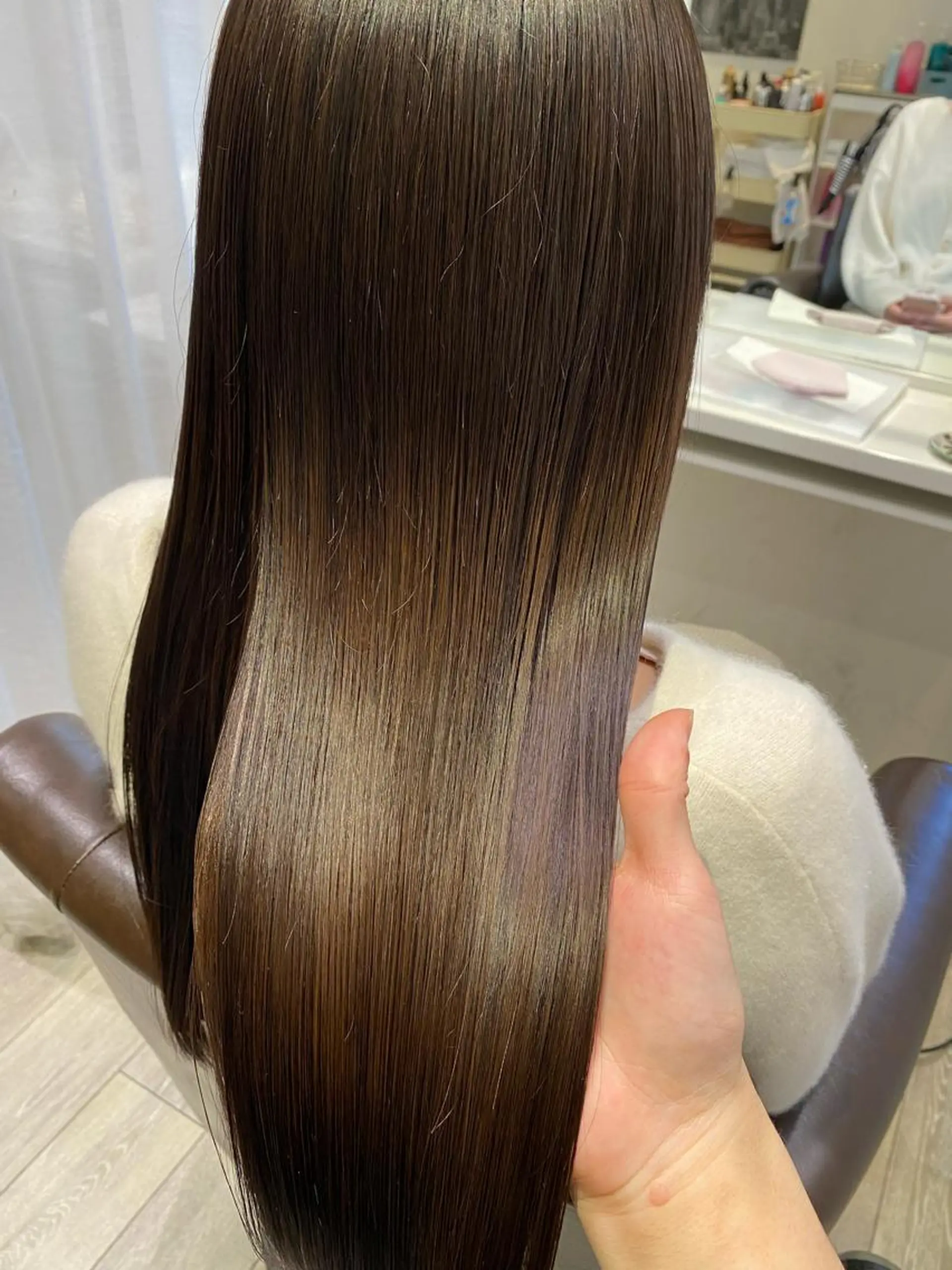 ロング 髪質改善 トリートメント カット トリートメント 上川 開生のヘアスタイル