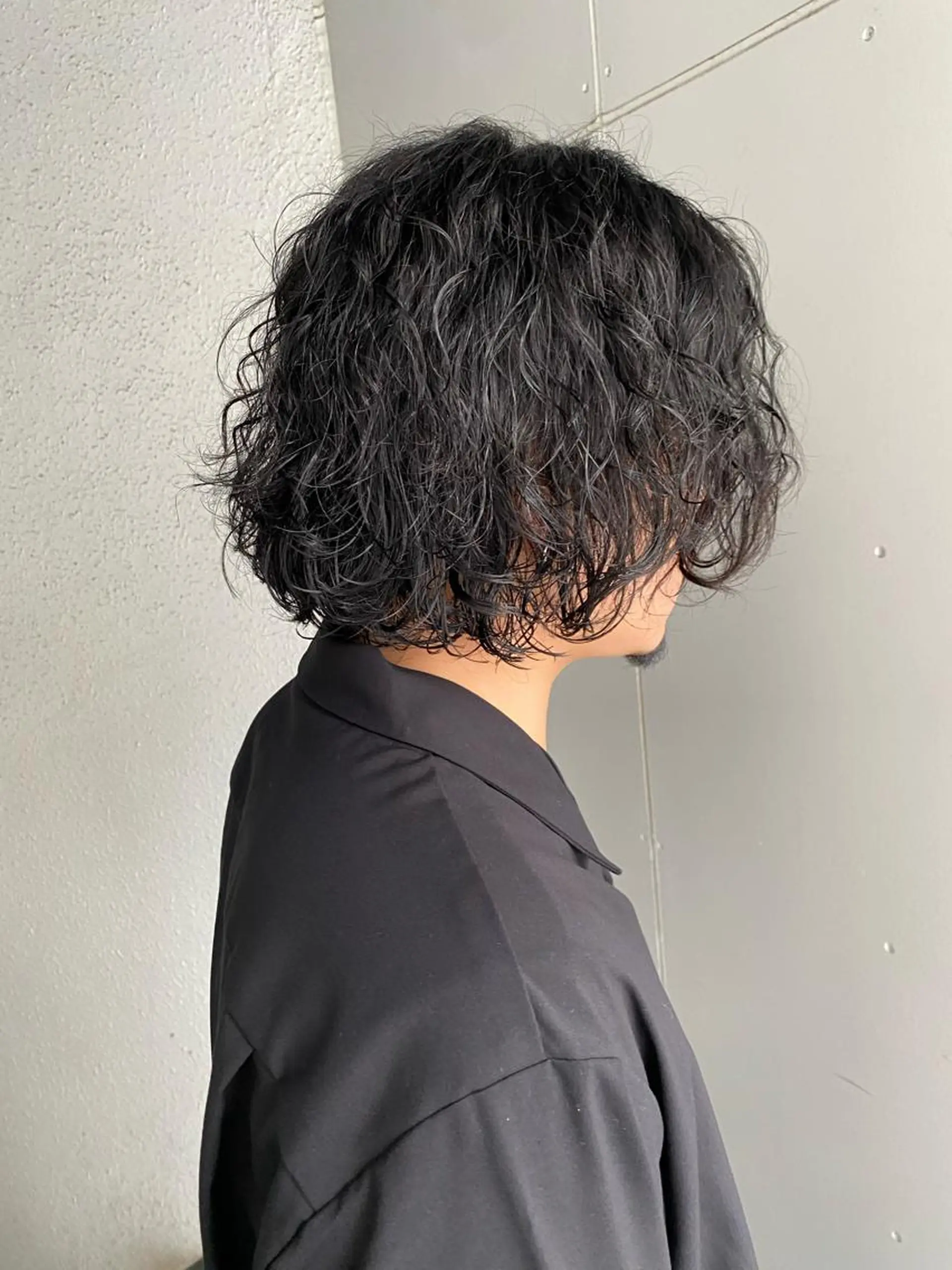 ショート カラー パーマ メンズ 無料カットモデル募集 🌱ひょうがのヘアスタイル