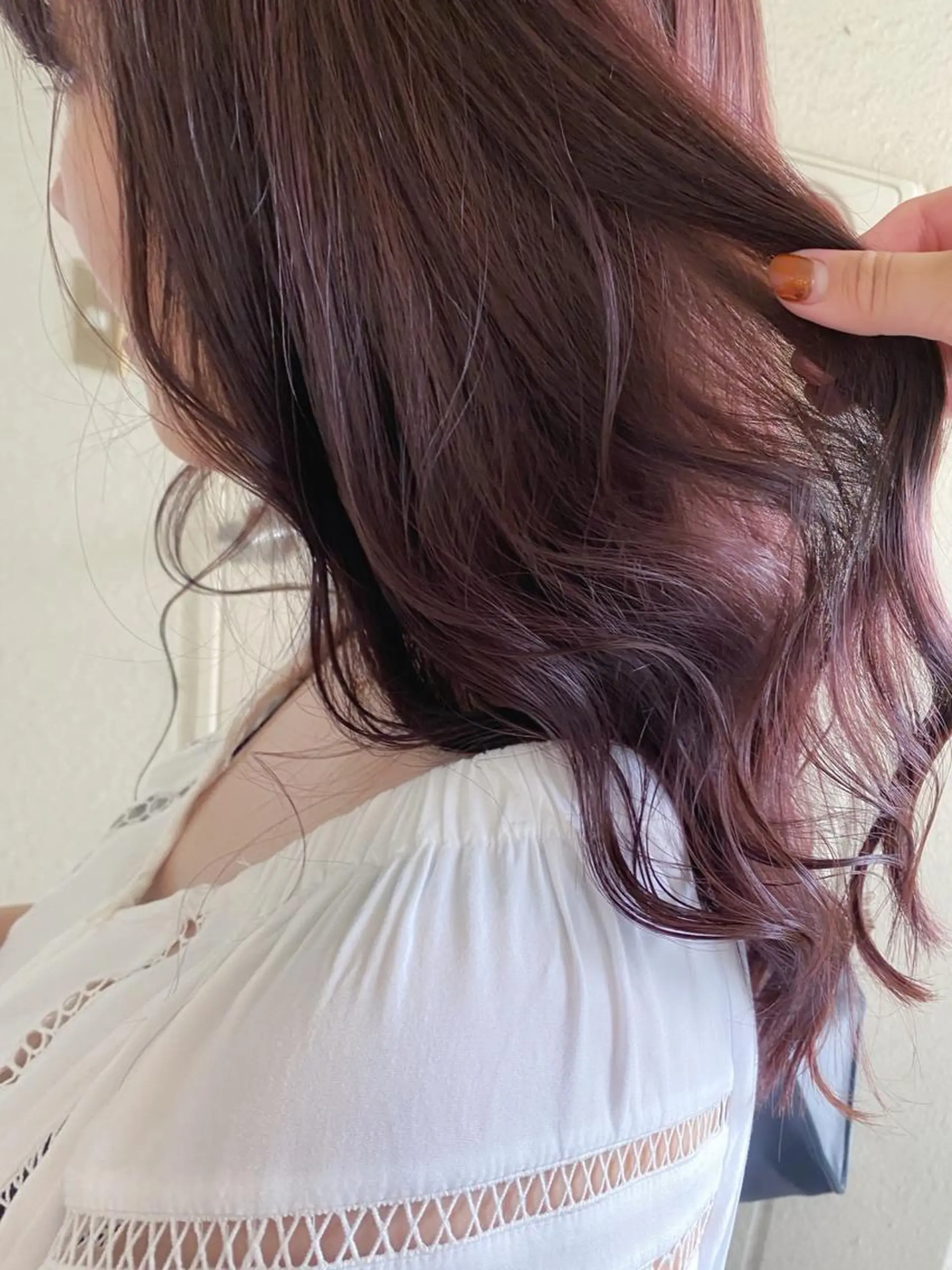 ロング カラー イルミナカラー sio.nail&eyebrow salon shimokitazawa2号店所属・nailist mana𖤐´-のネイルデザイン