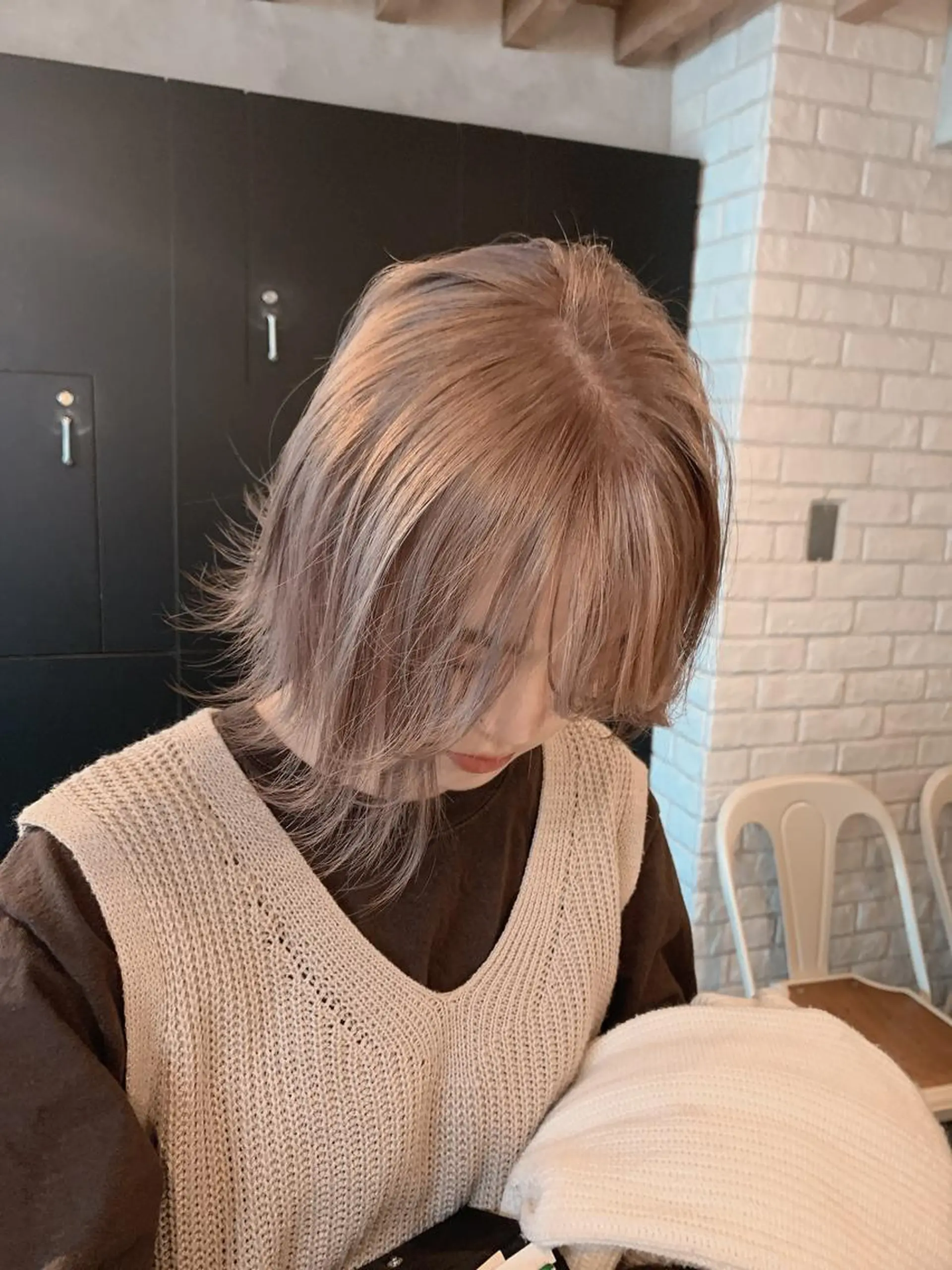 ショート カラー なかの たくみのヘアスタイル