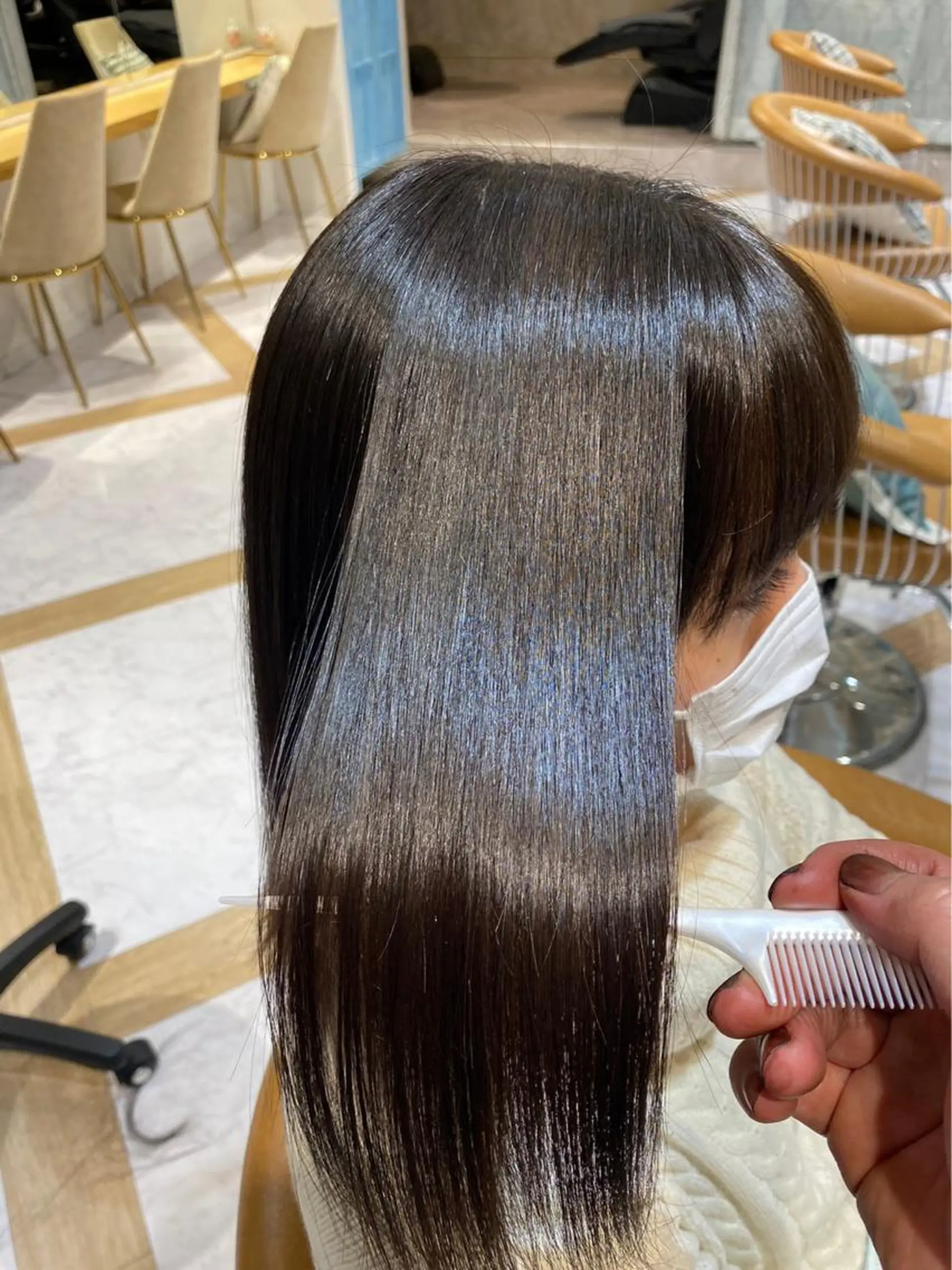 ロング 縮毛矯正 ✨縮毛矯正✨レイヤー ホウダカズヒロのヘアスタイル