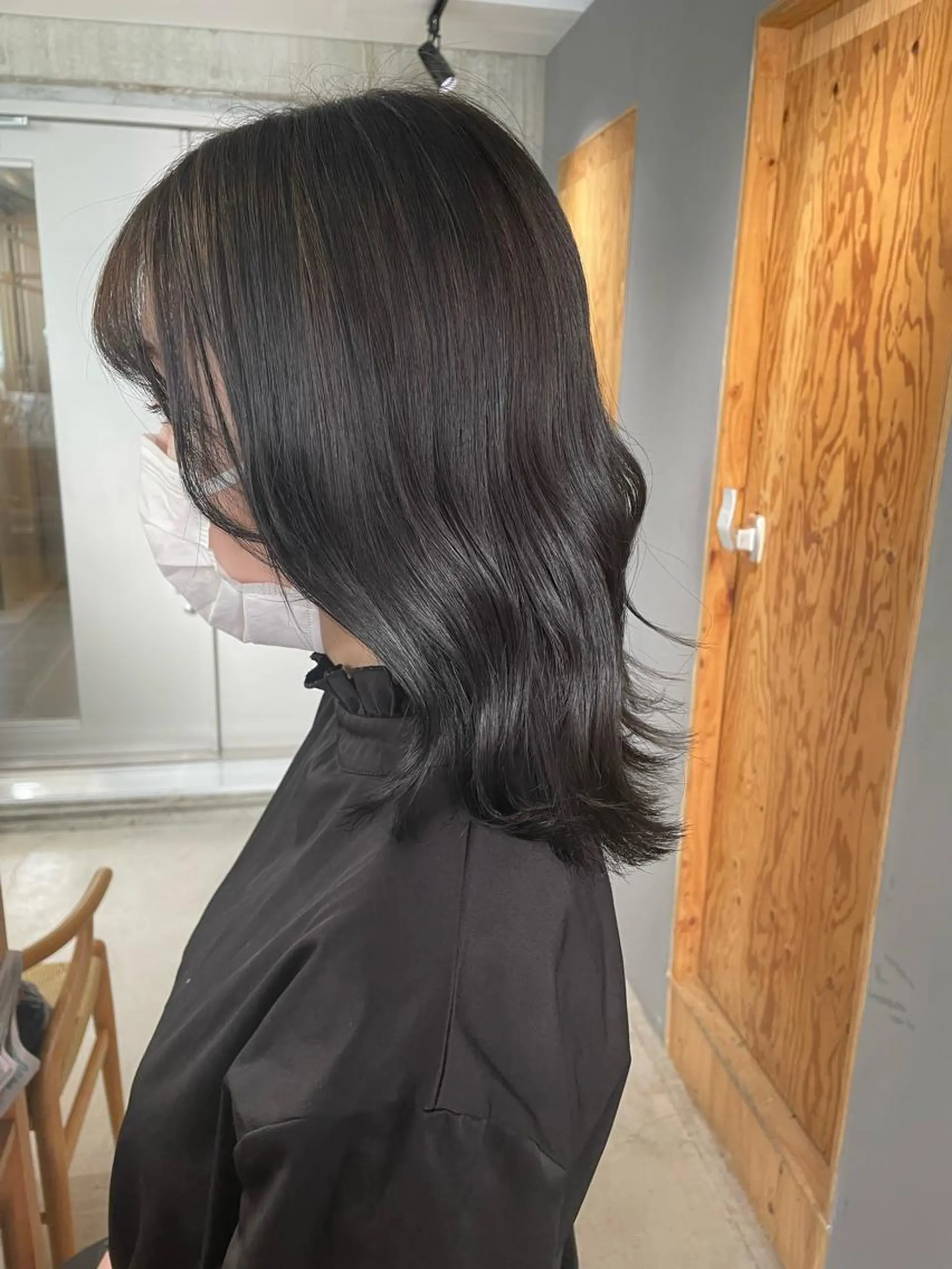 ミディアム カラー ヘアアレンジ アッシュ CEINE loq ‪🍒なつきのヘアスタイル