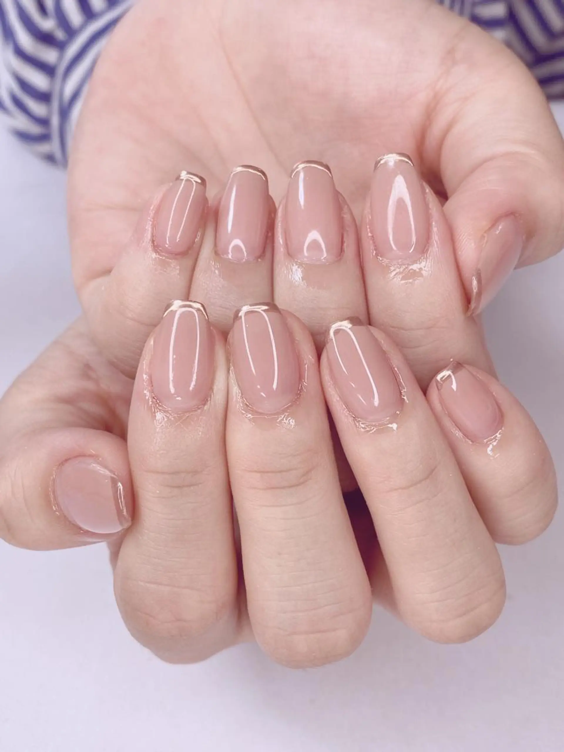 ネイル アートネイル オーロラネイル 桜ネイル クリアネイル ドット Ｎail Ｓalon ertiのネイルデザイン