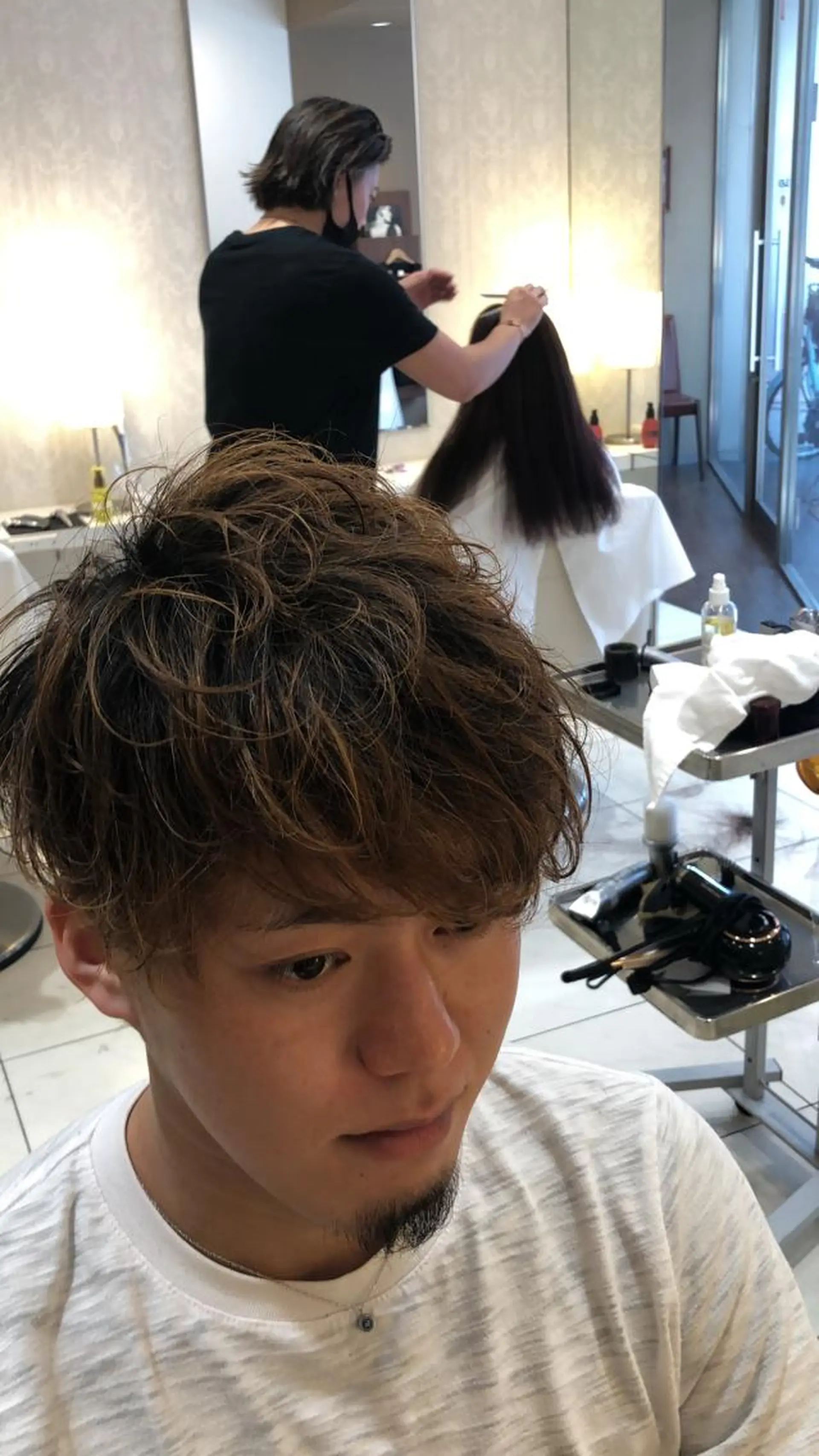 メンズ カット ヘアカラー 神田 澪史のヘアスタイル