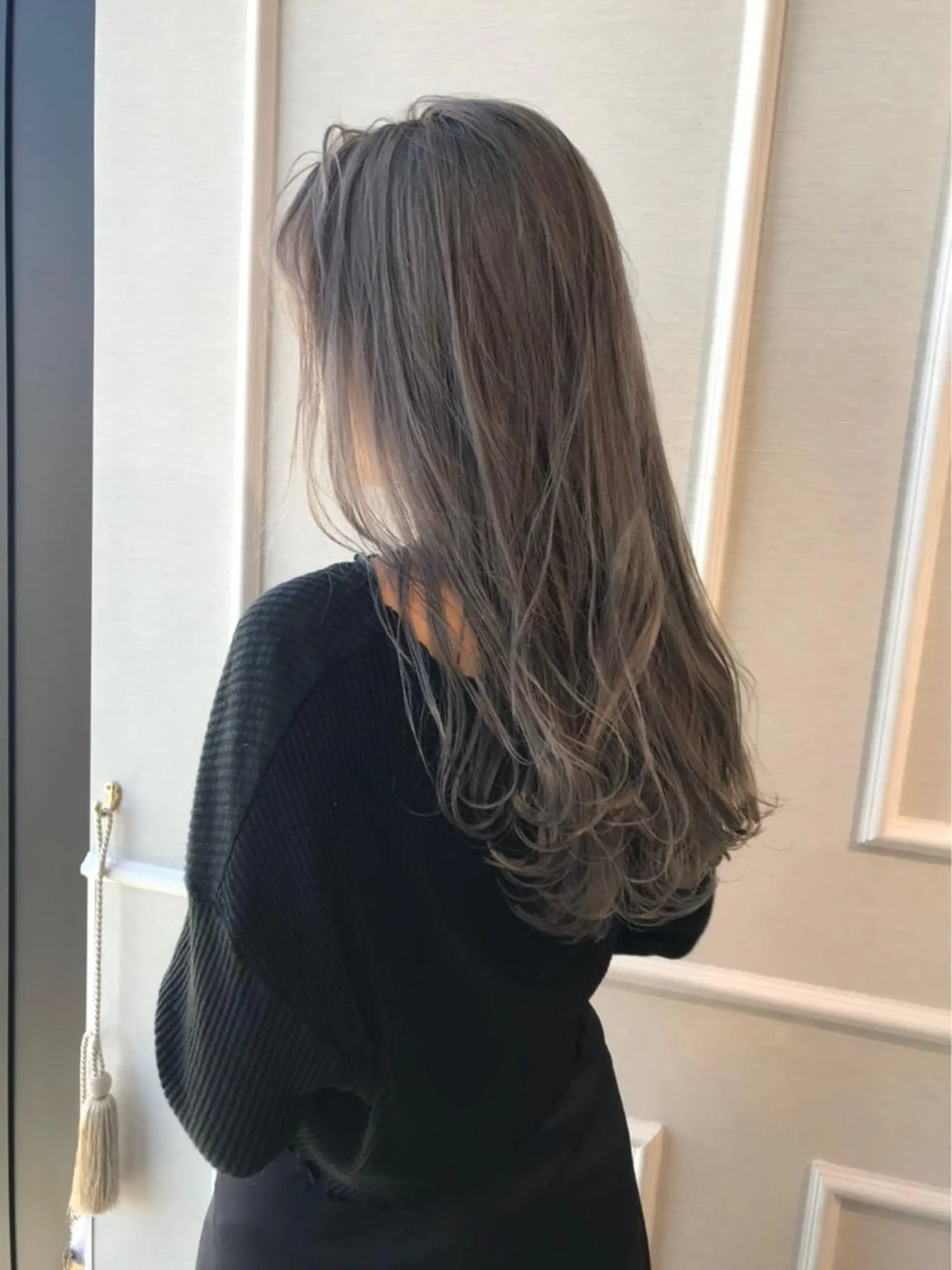 ロング ヘアカラー トリートメント 小濱 ありすのヘアスタイル