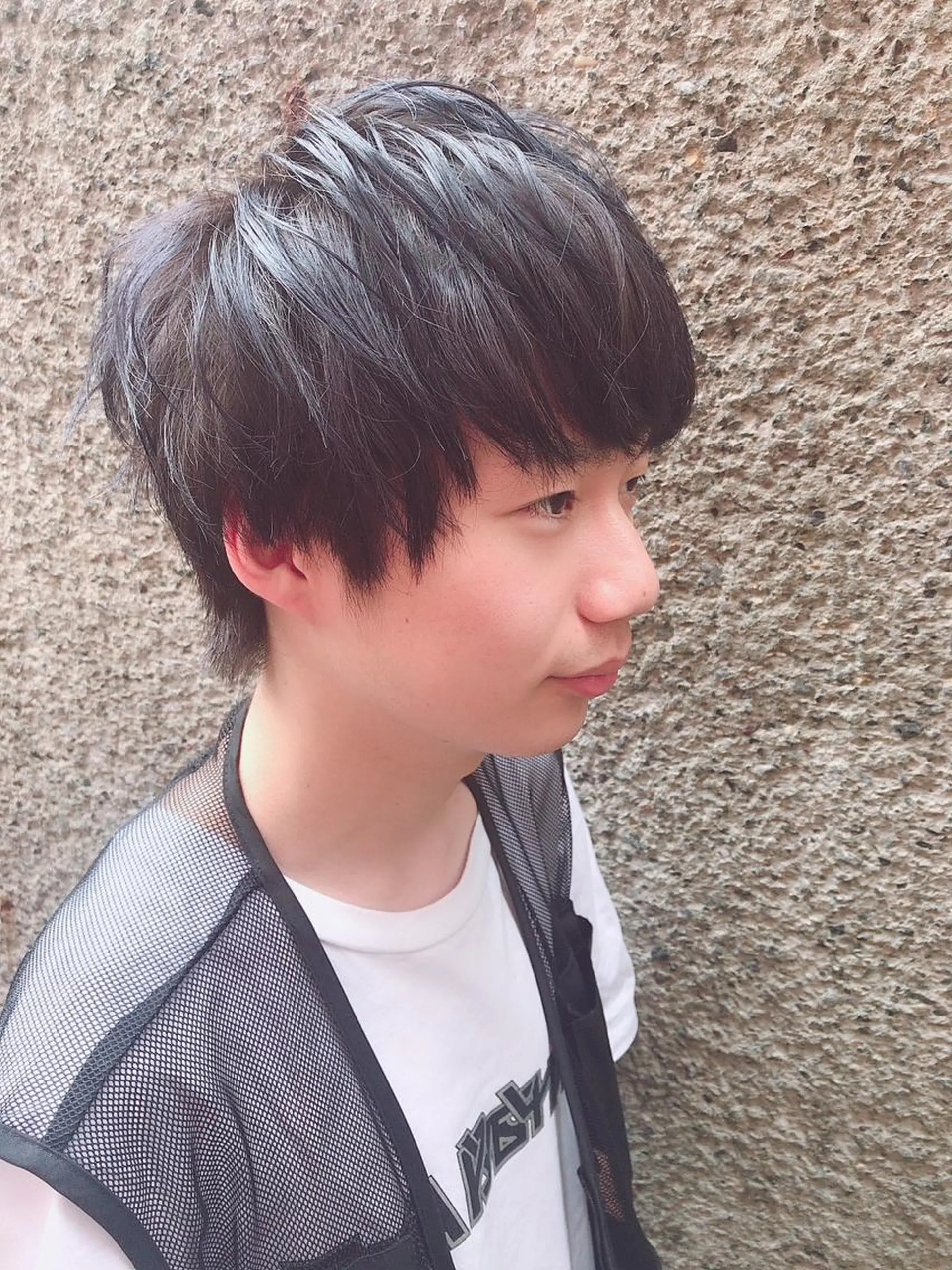 ショート カラー パーマ ヘアアレンジ メンズ メンズウルフカット ウルフカット カット ヘアカラー ちこ .のヘアスタイル