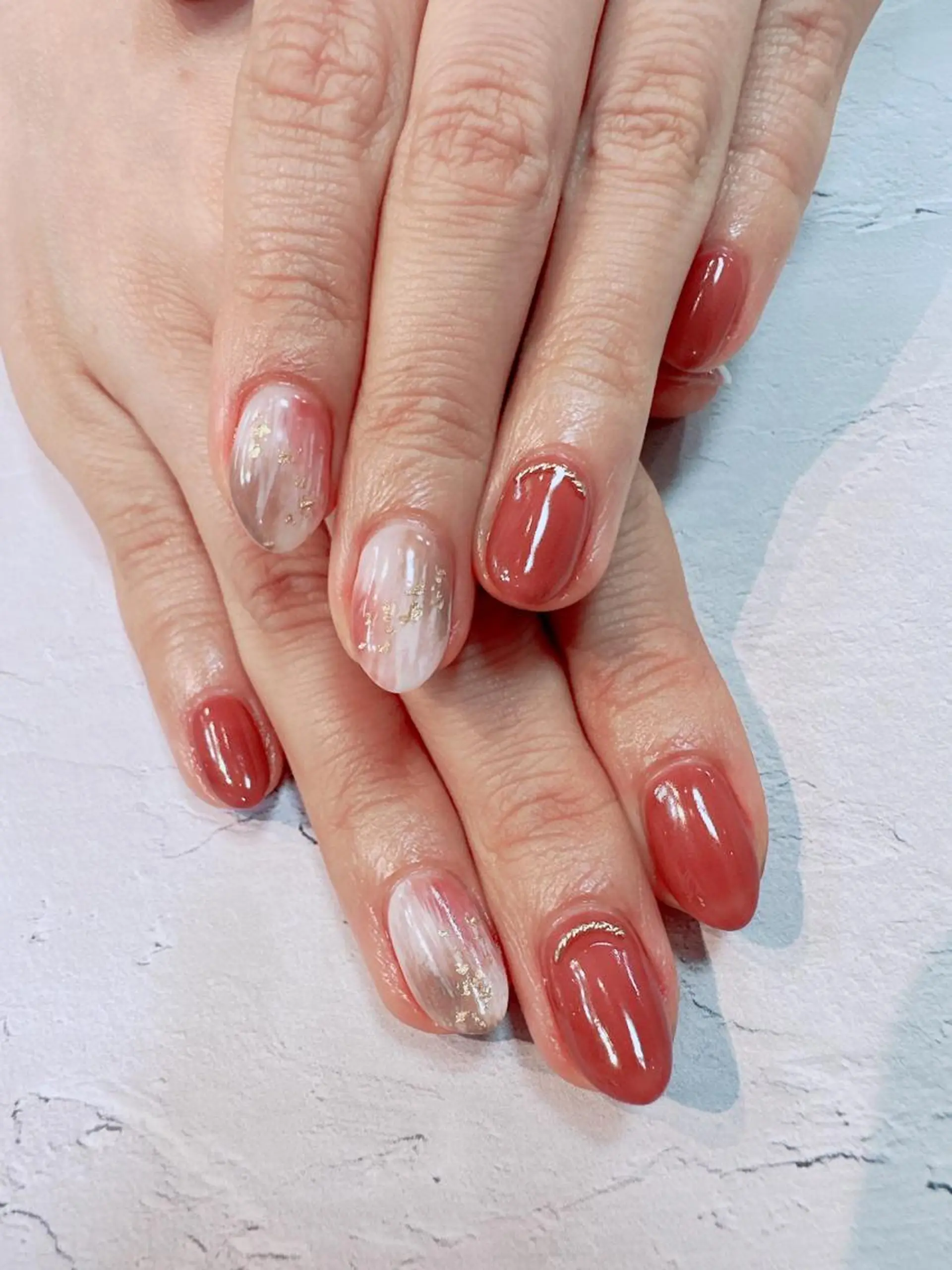 ネイル ニュアンスネイル ハンドネイル nailist SATO【銀座】のネイルデザイン