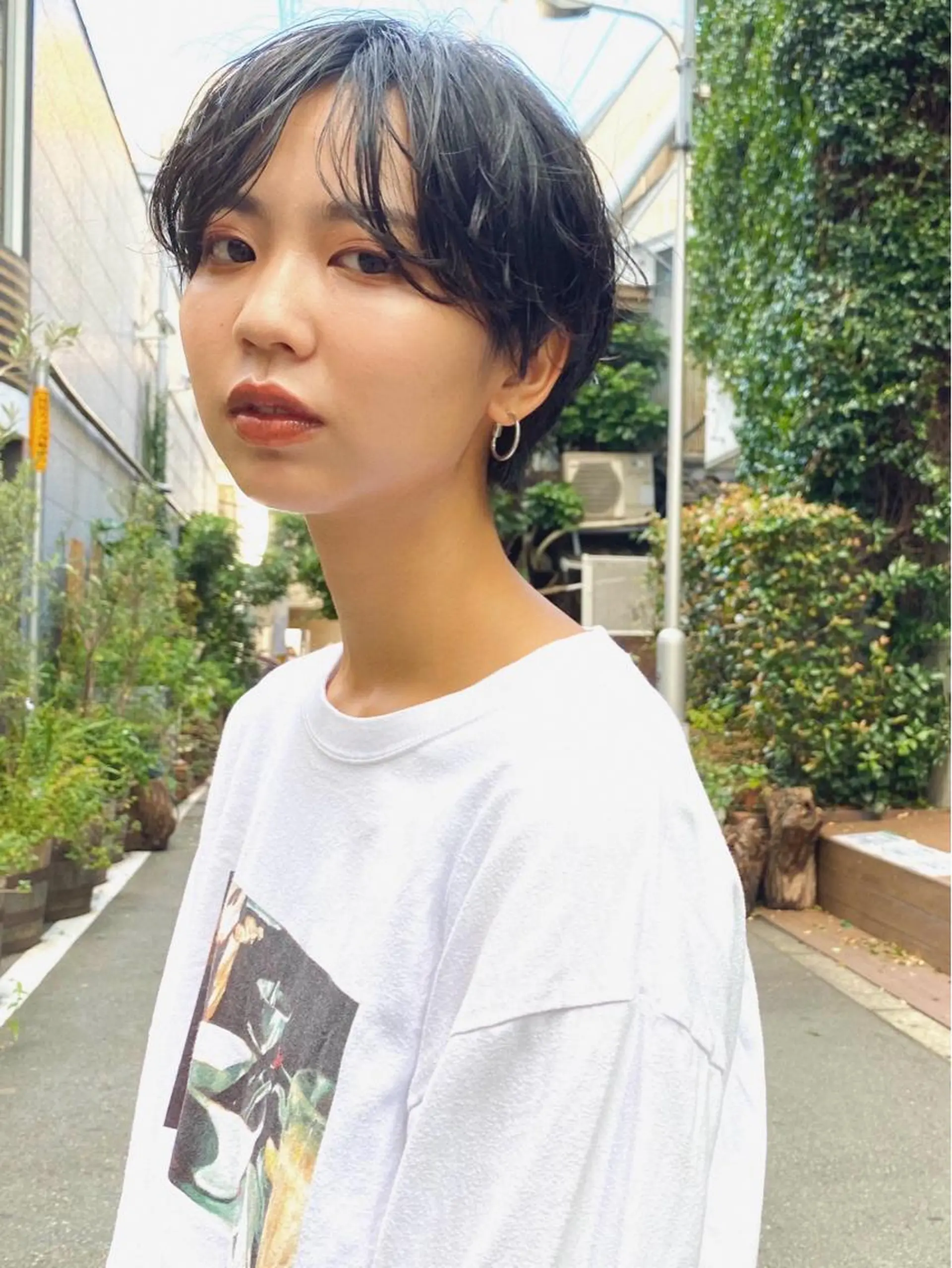 ショート カラー yui/ layer cutのヘアスタイル