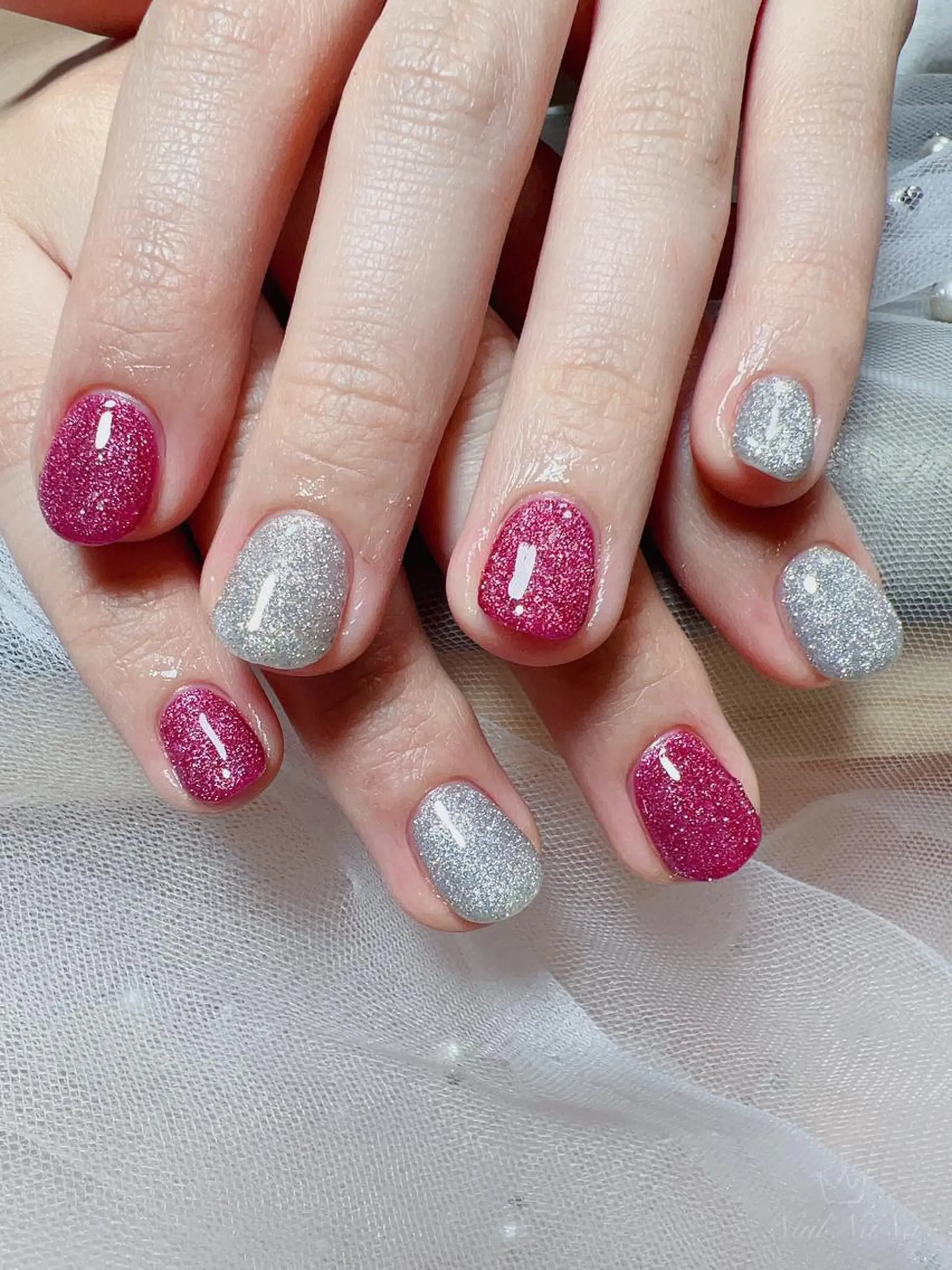 ショート カラー ネイル ハンドネイル Nail NaNaのネイルデザイン