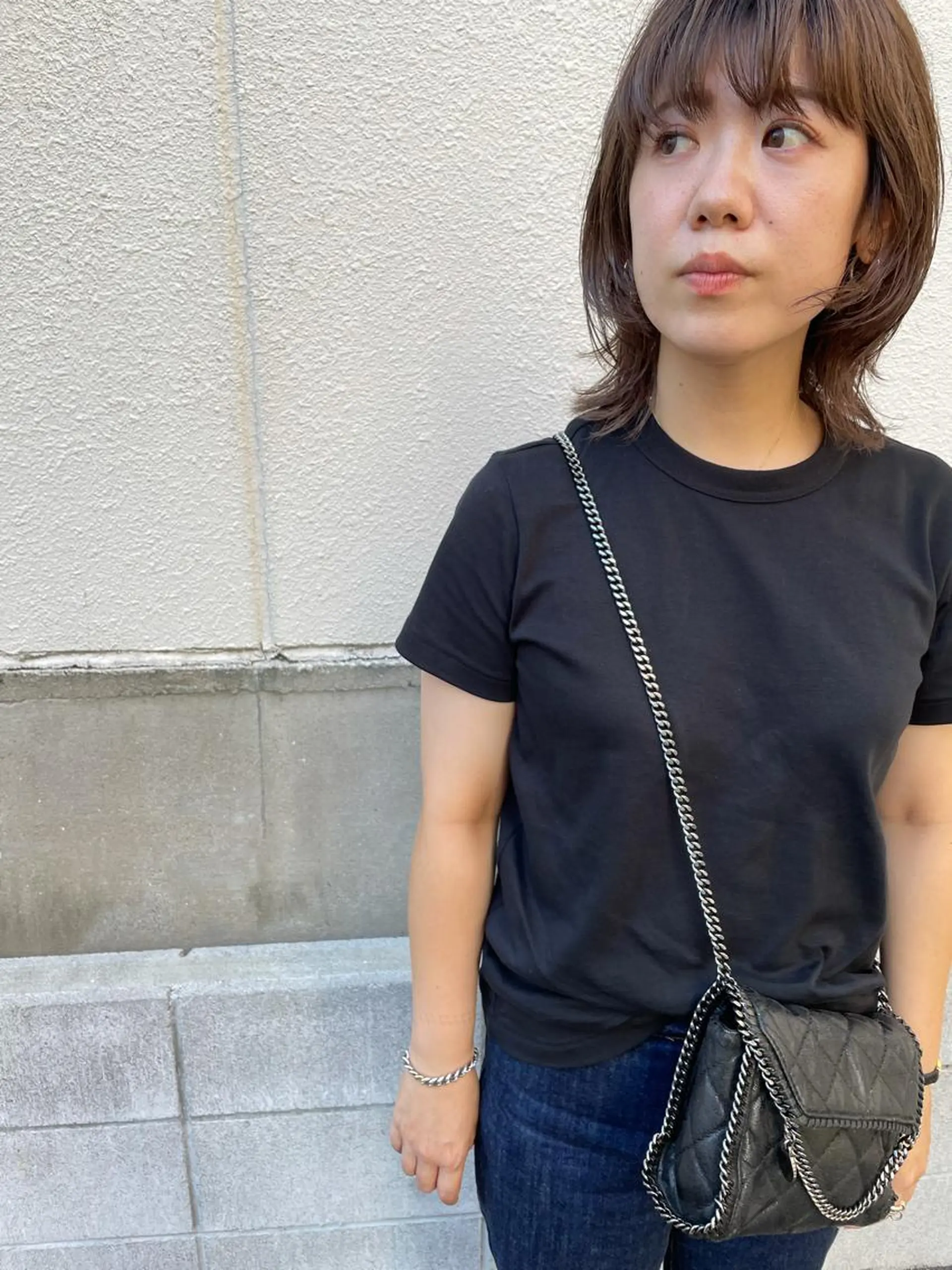 セミロング カット ヘアカラー トリートメント さの あやねのヘアスタイル