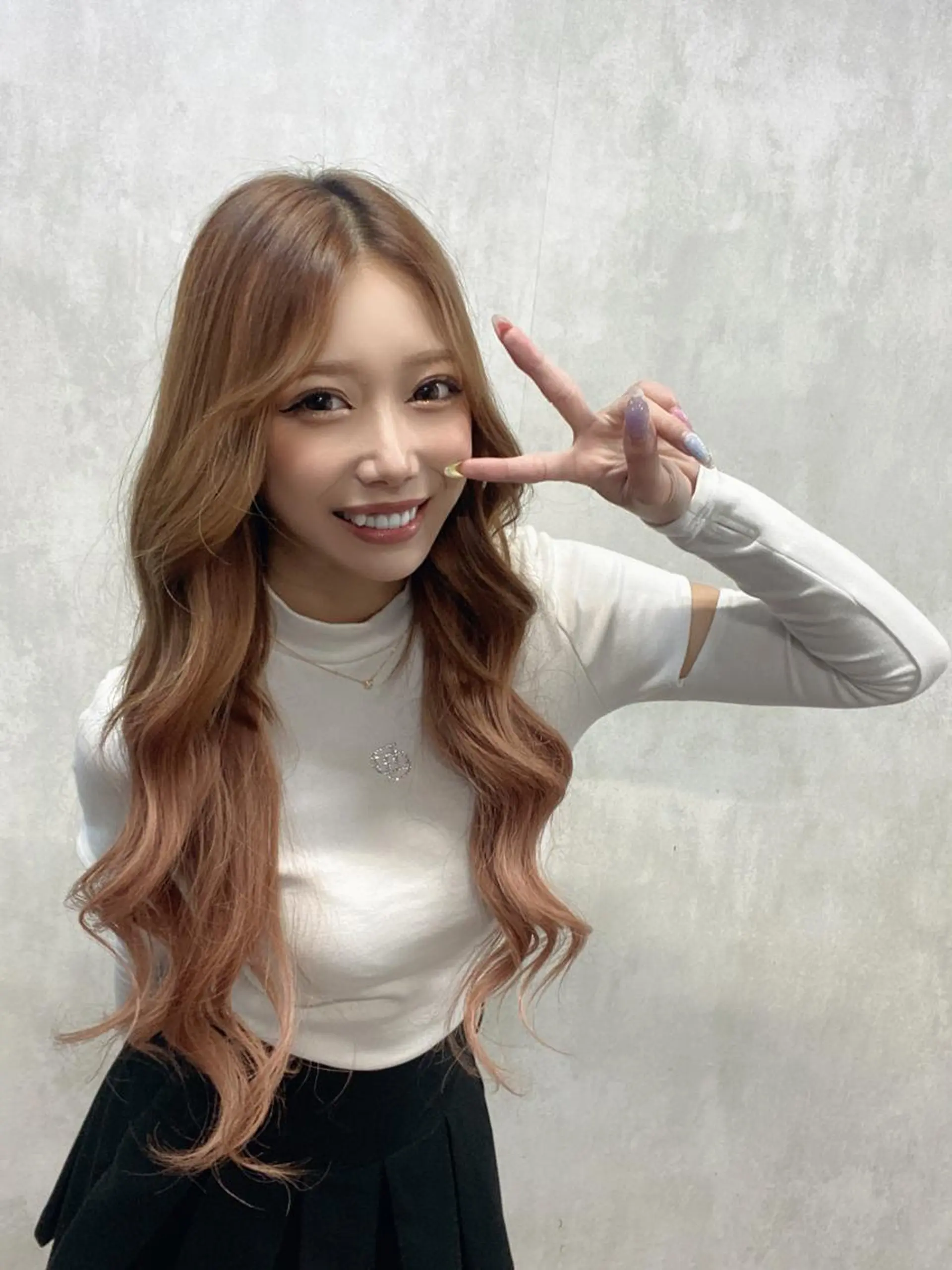 ロング 縮毛矯正/髪質改善 韓国風/MIKIYAのヘアスタイル