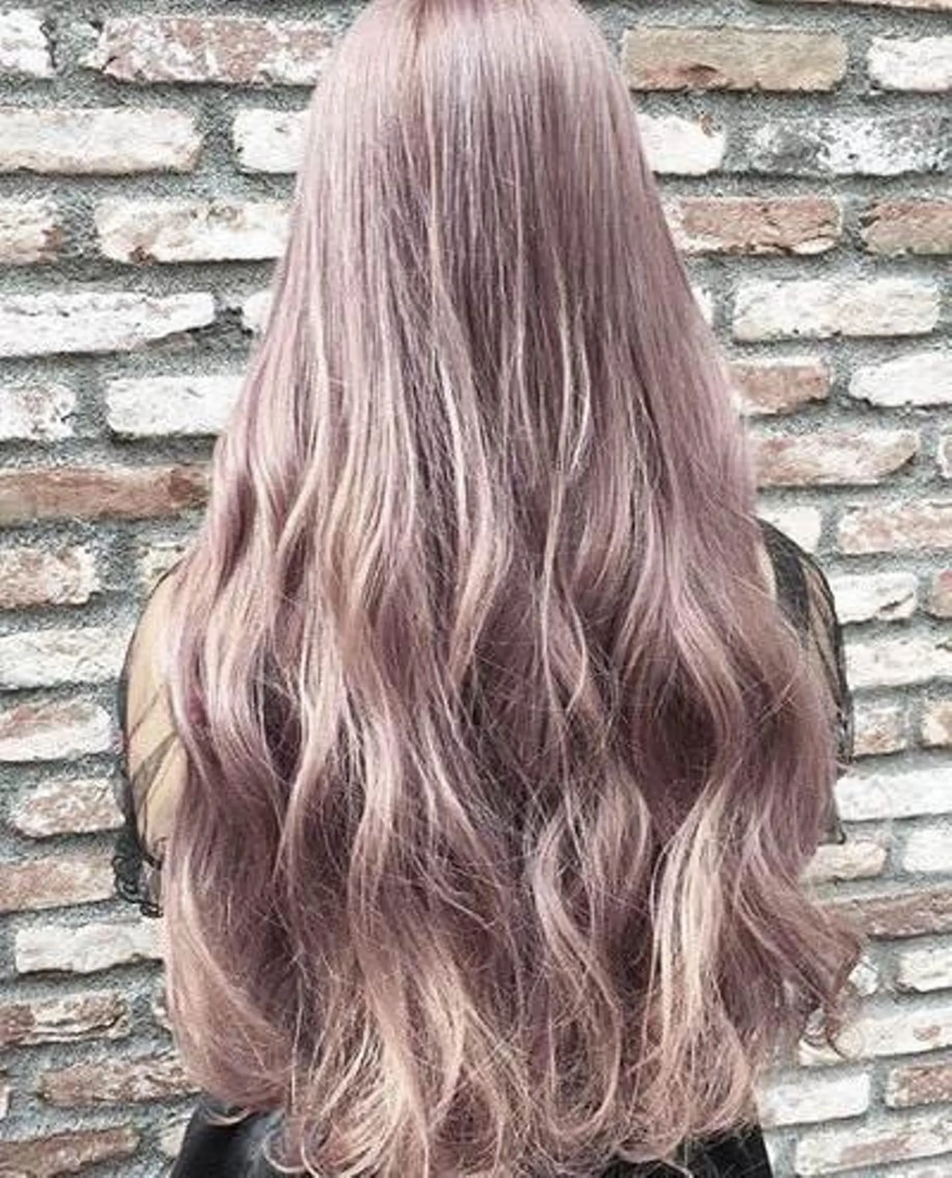 セミロング カラー パーマ ヘアアレンジ チビ編み込みエクステ シールEXどぅ〜すのヘアスタイル