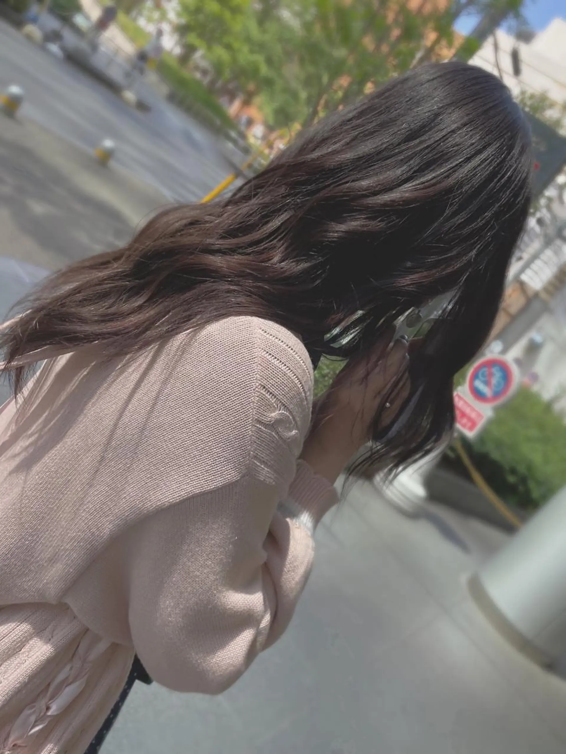 ロング カラー ブラウンカラー ピンクカラー ピンクブラウン 中津/梅田/酸性 /髪質改善/愛芽のヘアスタイル