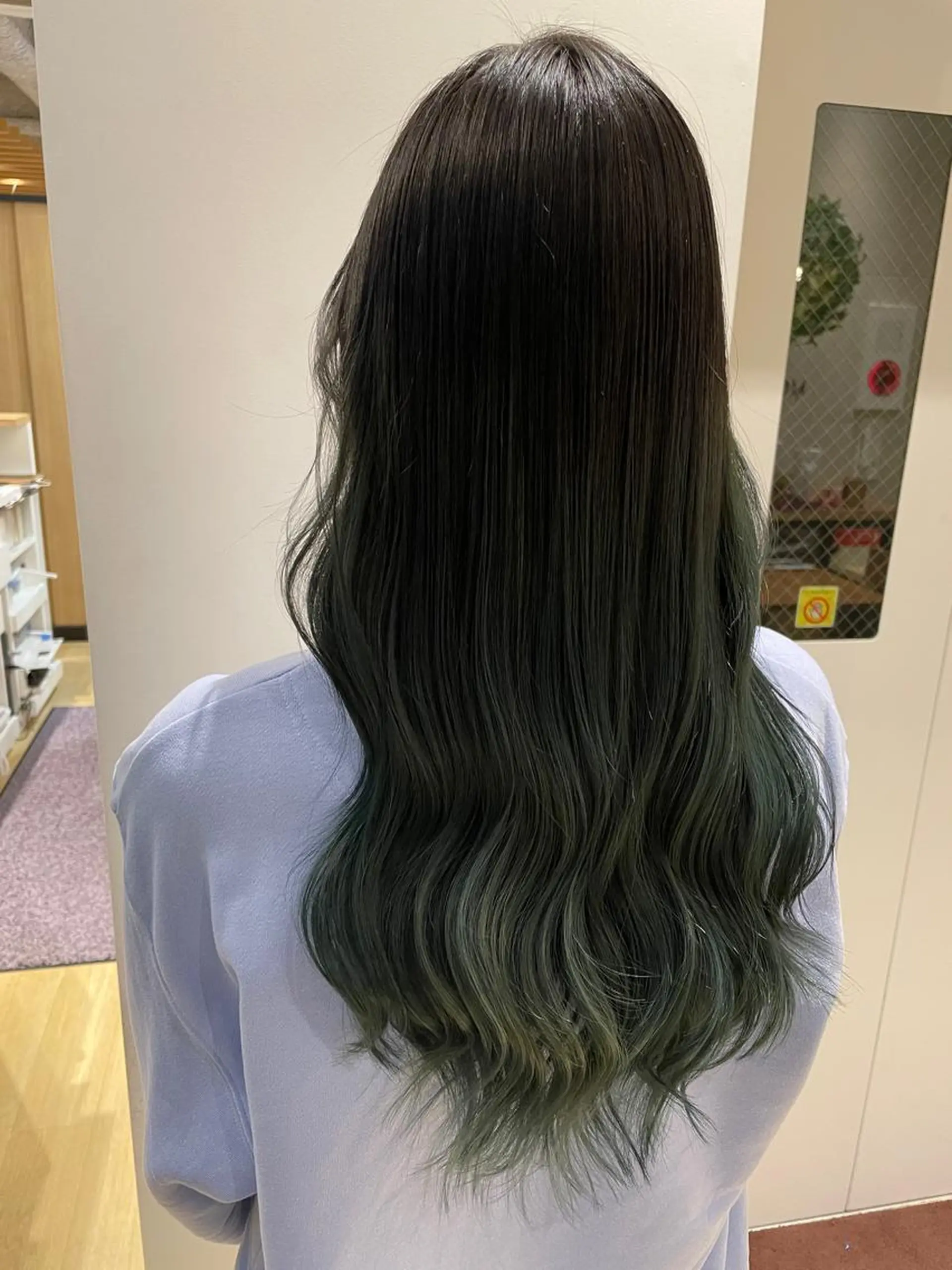 ロング カラー カット ヘアカラー トリートメント 美髪形成！色素改善！ 秋田　和輝のヘアスタイル