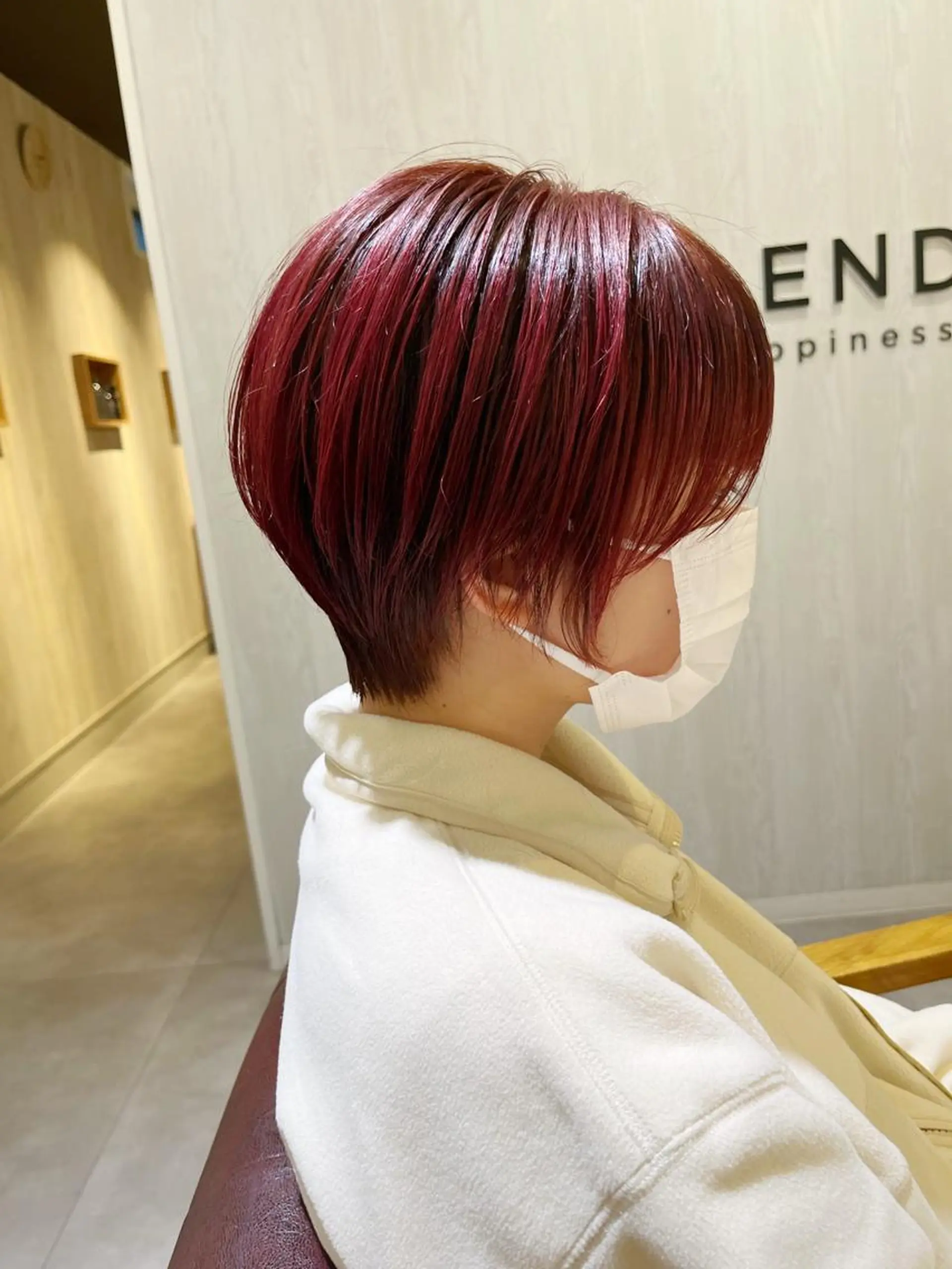 ショート カラー BLENDby happiness所属・KAORU/絹髪 /髪質改善/奈良のヘアスタイル