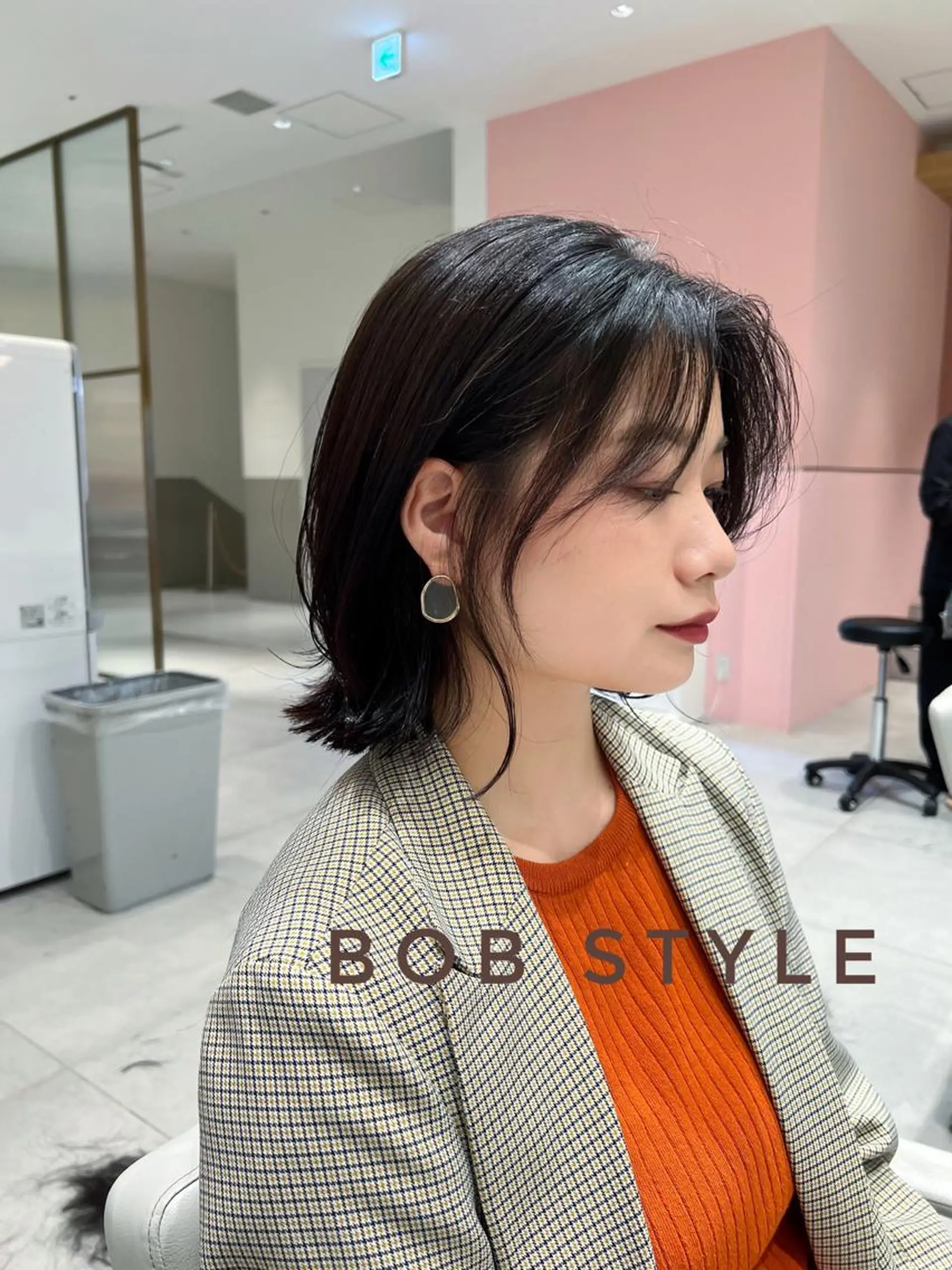 ショート ボブ レイヤー専門家 ダブルカラー修のヘアスタイル