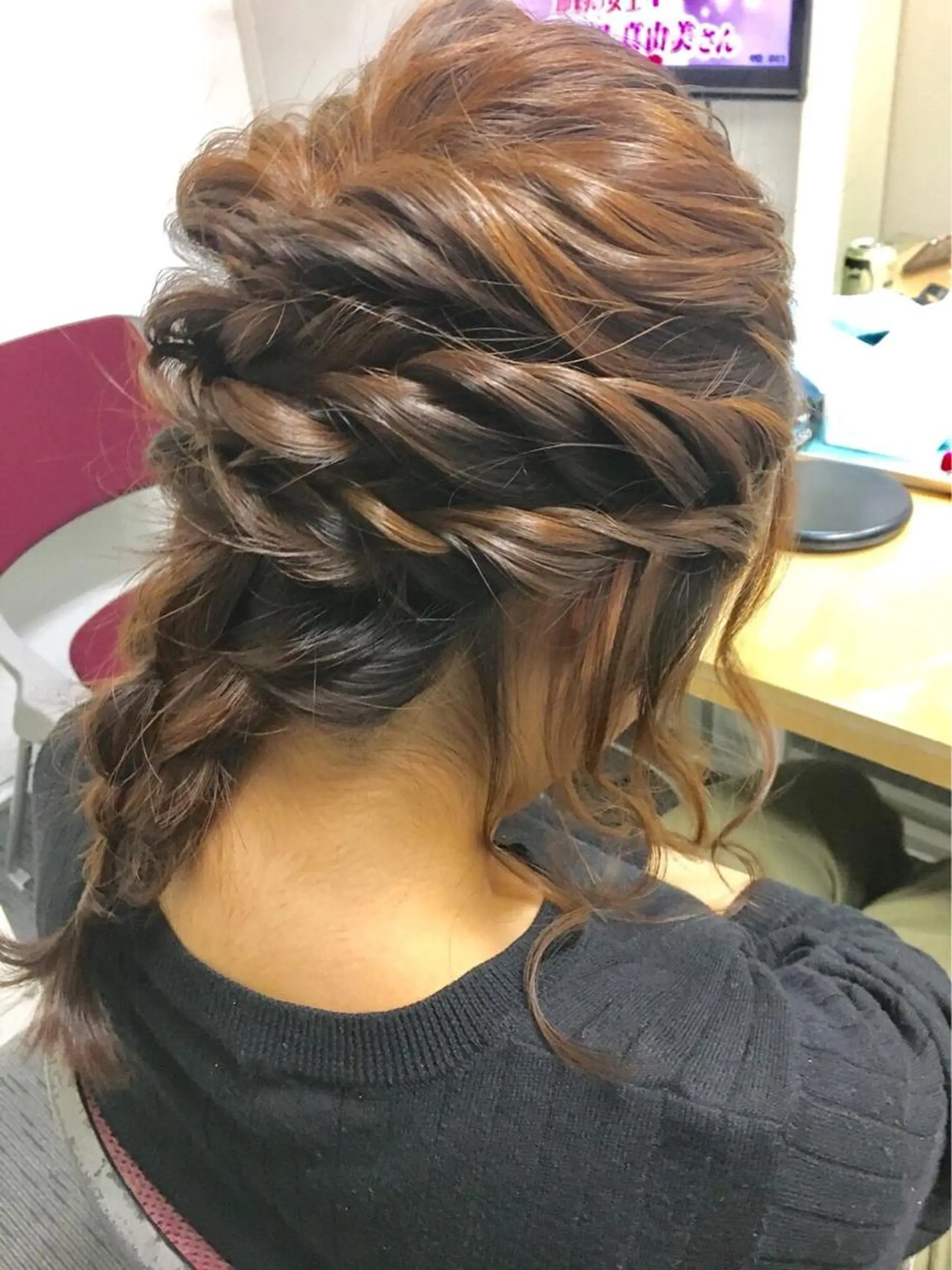 セミロング ヘアアレンジ cofy by melt所属・🍎みついじゅん🍏 ボブ指名No.1のヘアスタイル