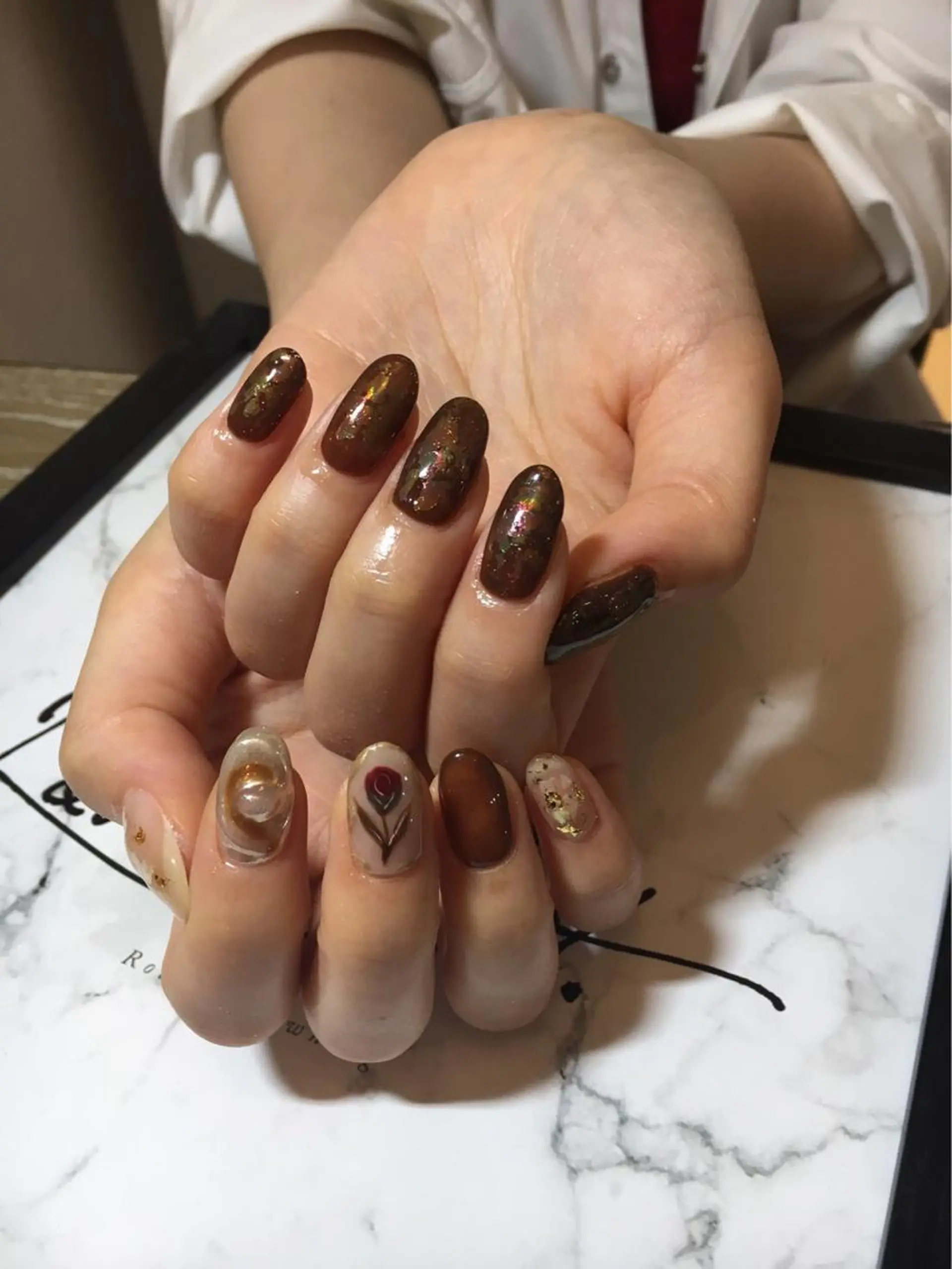 ネイル 持ち込み ハンドネイル LOVE NAIL 💕Sonoのネイルデザイン