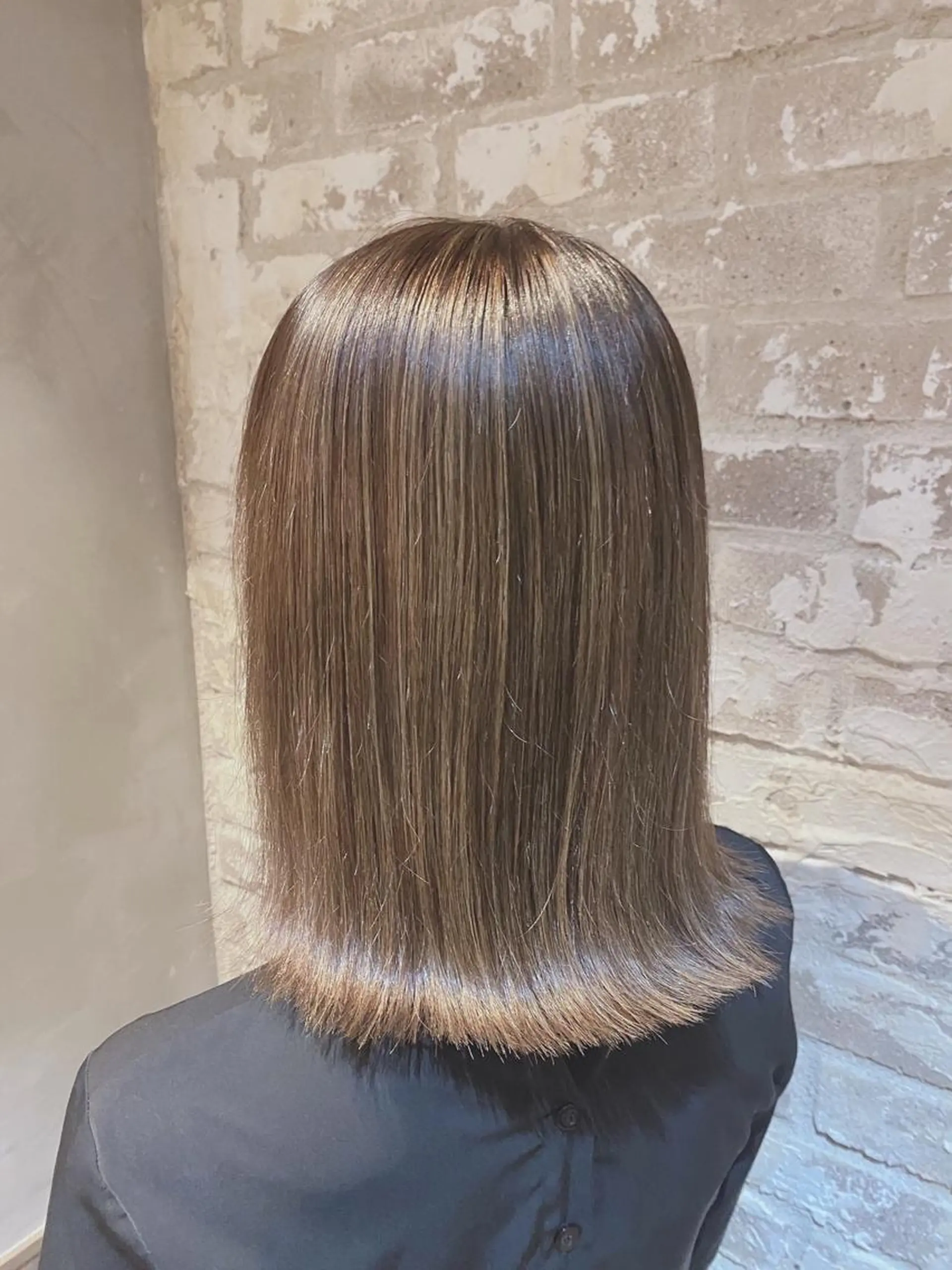 ミディアム カラー ナナシ所属・✨髪質改善／縮毛矯正 木村和司✨のヘアスタイル