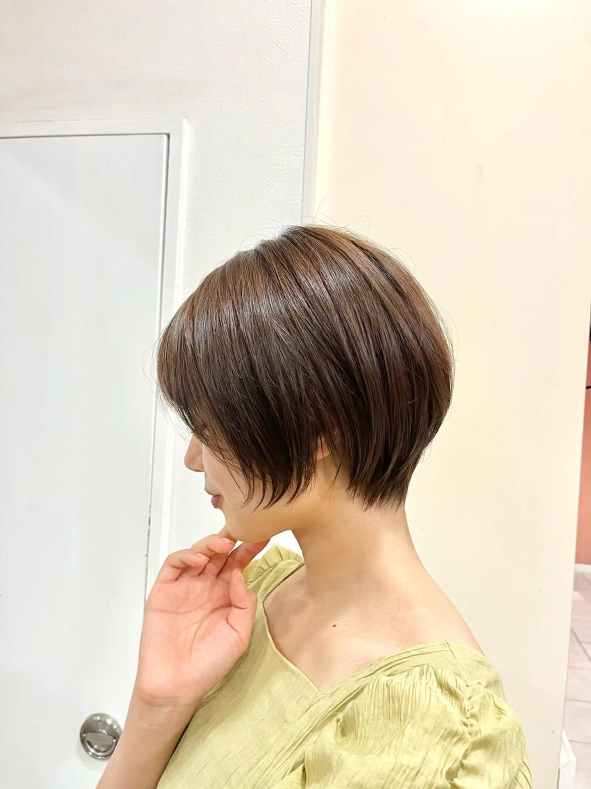 ショート ショートヘア 小顔カット カット トリートメント ✨髪質改善・縮毛矯正 専門美容室マーベルのヘアスタイル