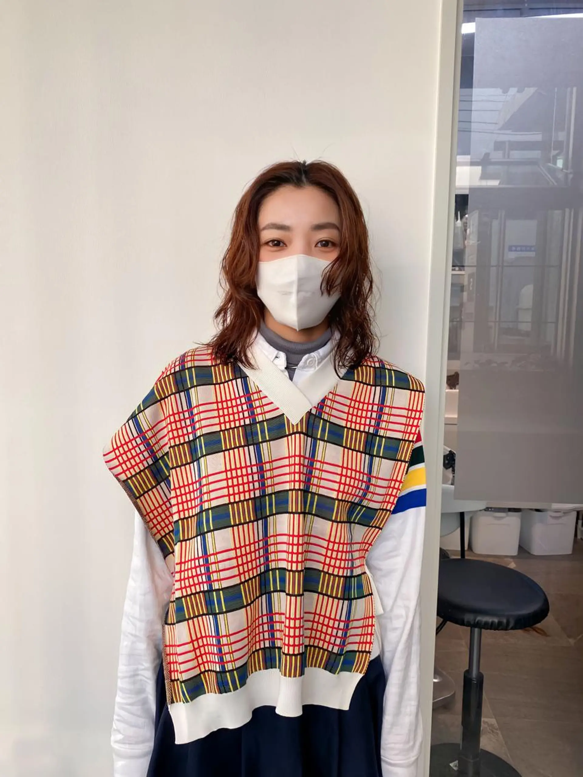 ミディアム パーマ 低ダメージパーマ ケアパーマ/武田明大のヘアスタイル