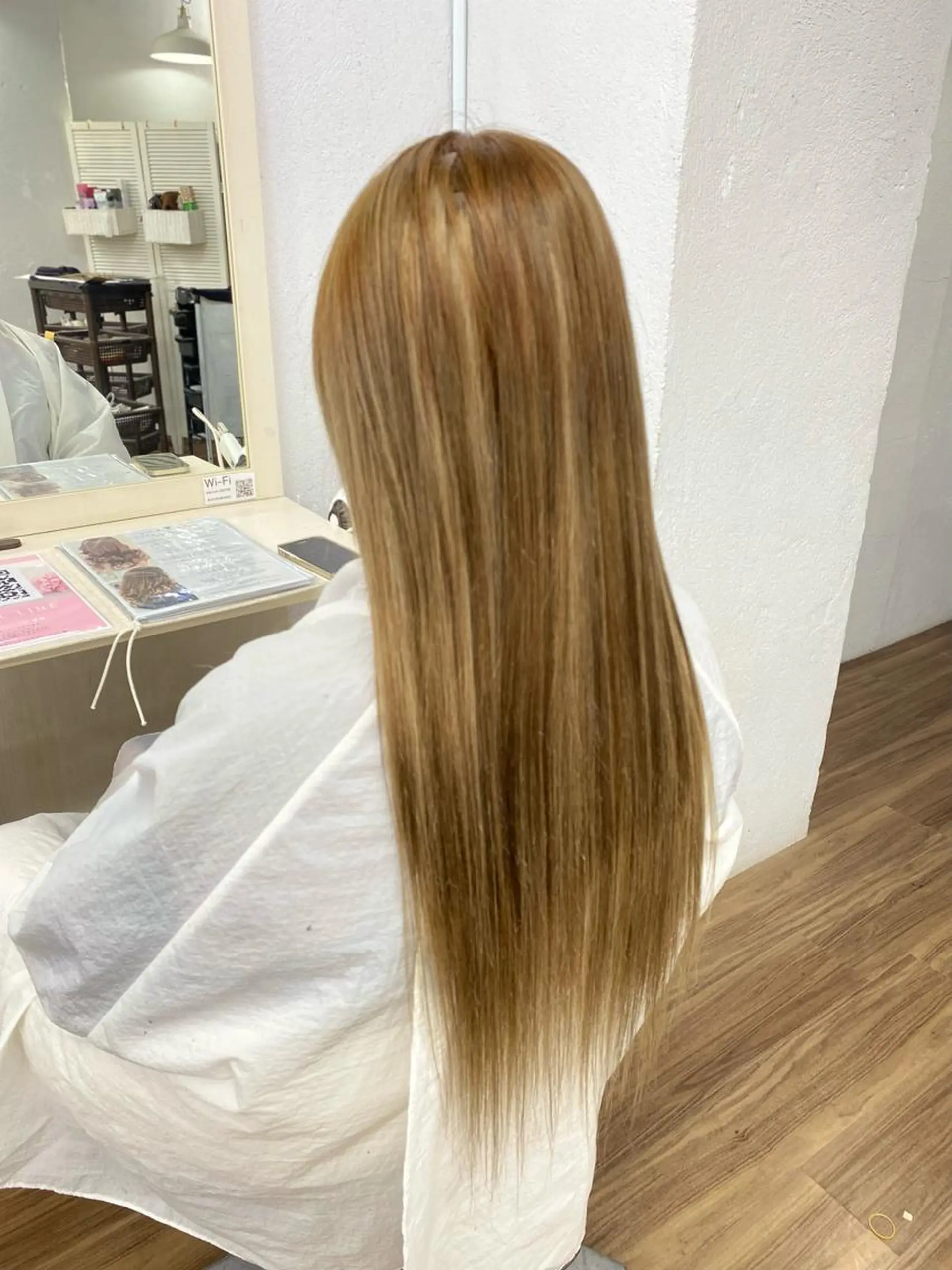 ロング カラー シールエクステ エクステ ヘアカラー トリートメント エクステ GLOSS 心斎橋 山上のヘアスタイル