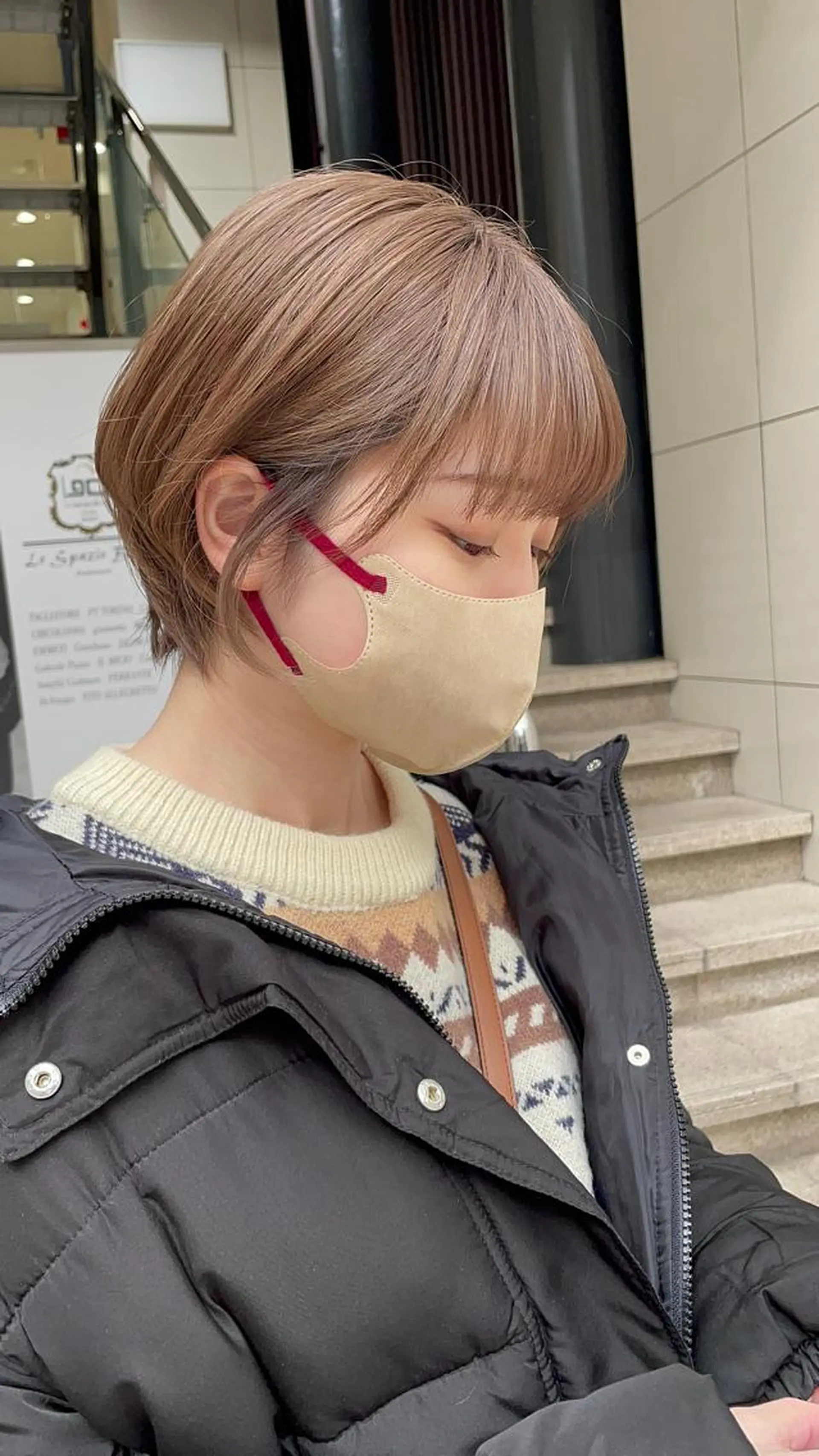 ショート カット パーマ 小山 一之のヘアスタイル