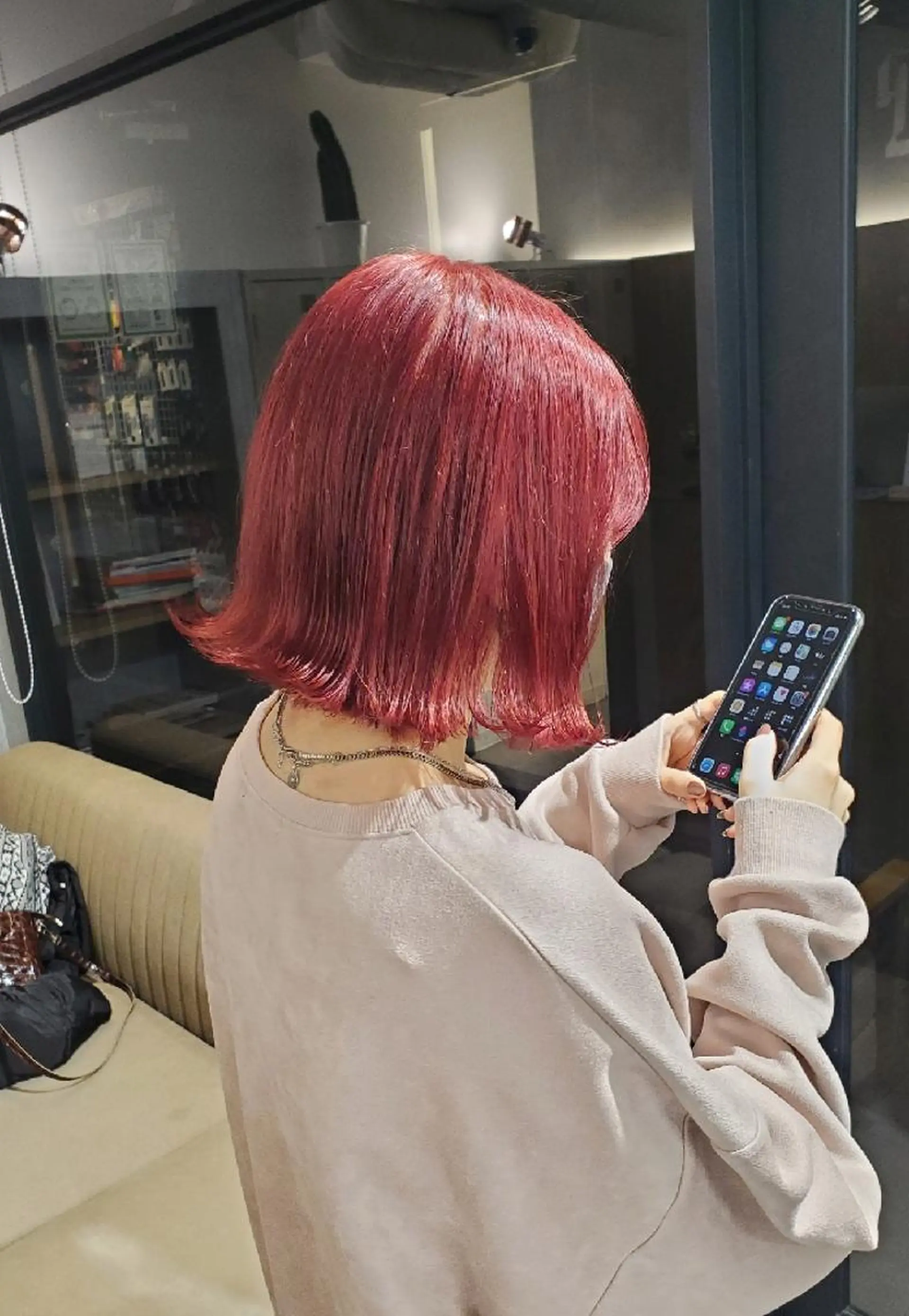 ミディアム カット ヘアカラー トリートメント ✨本日空きあります✨ 遠田コウヘイ🌟のヘアスタイル