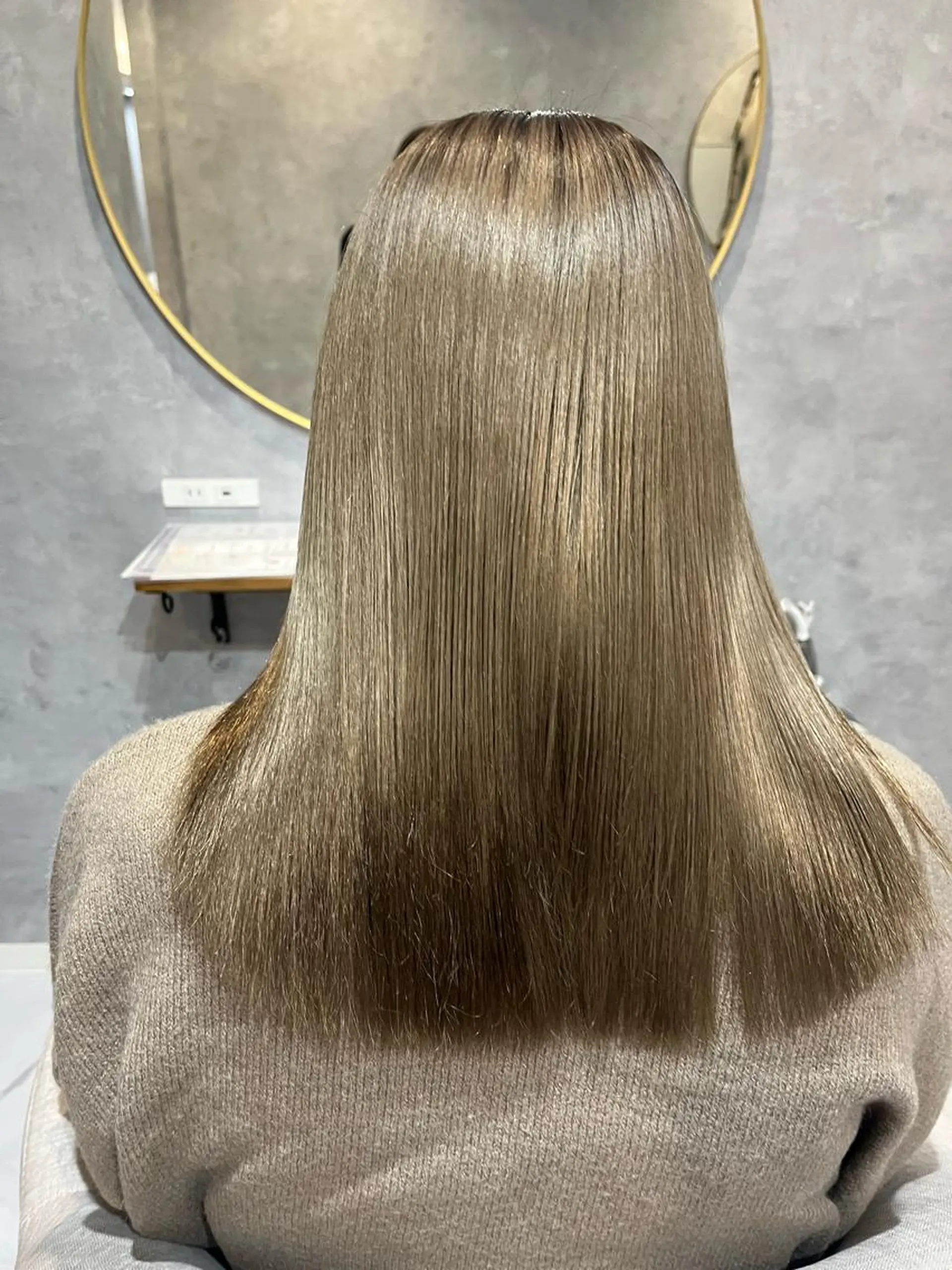 ミディアム 髪質改善 トリートメント カット 縮毛矯正 トリートメント stylist Yukieのヘアスタイル