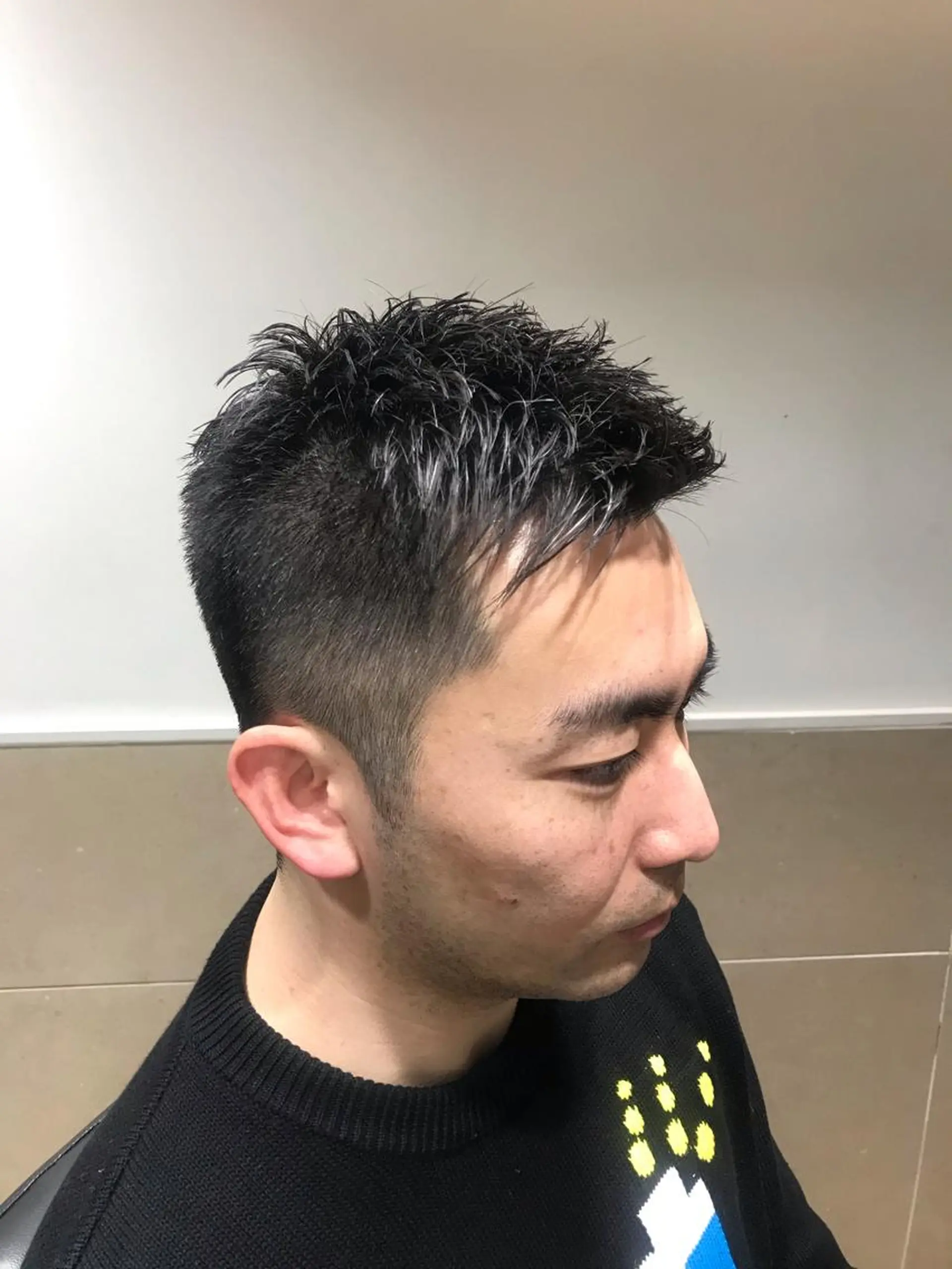 ショート プレミアムバーバー 表参道のヘアスタイル