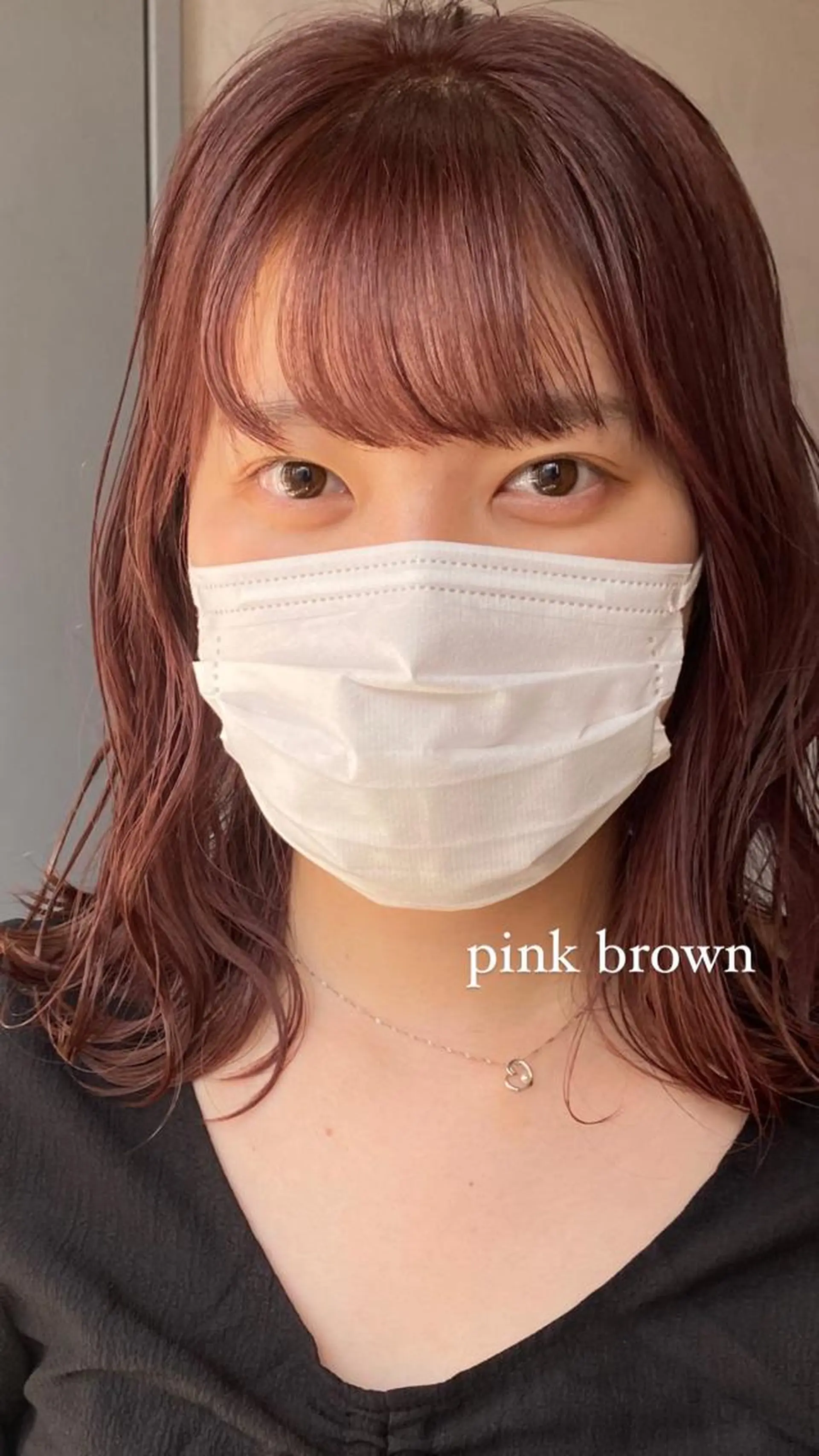 ミディアム カラー longtemps所属・竹内 柚子のヘアスタイル