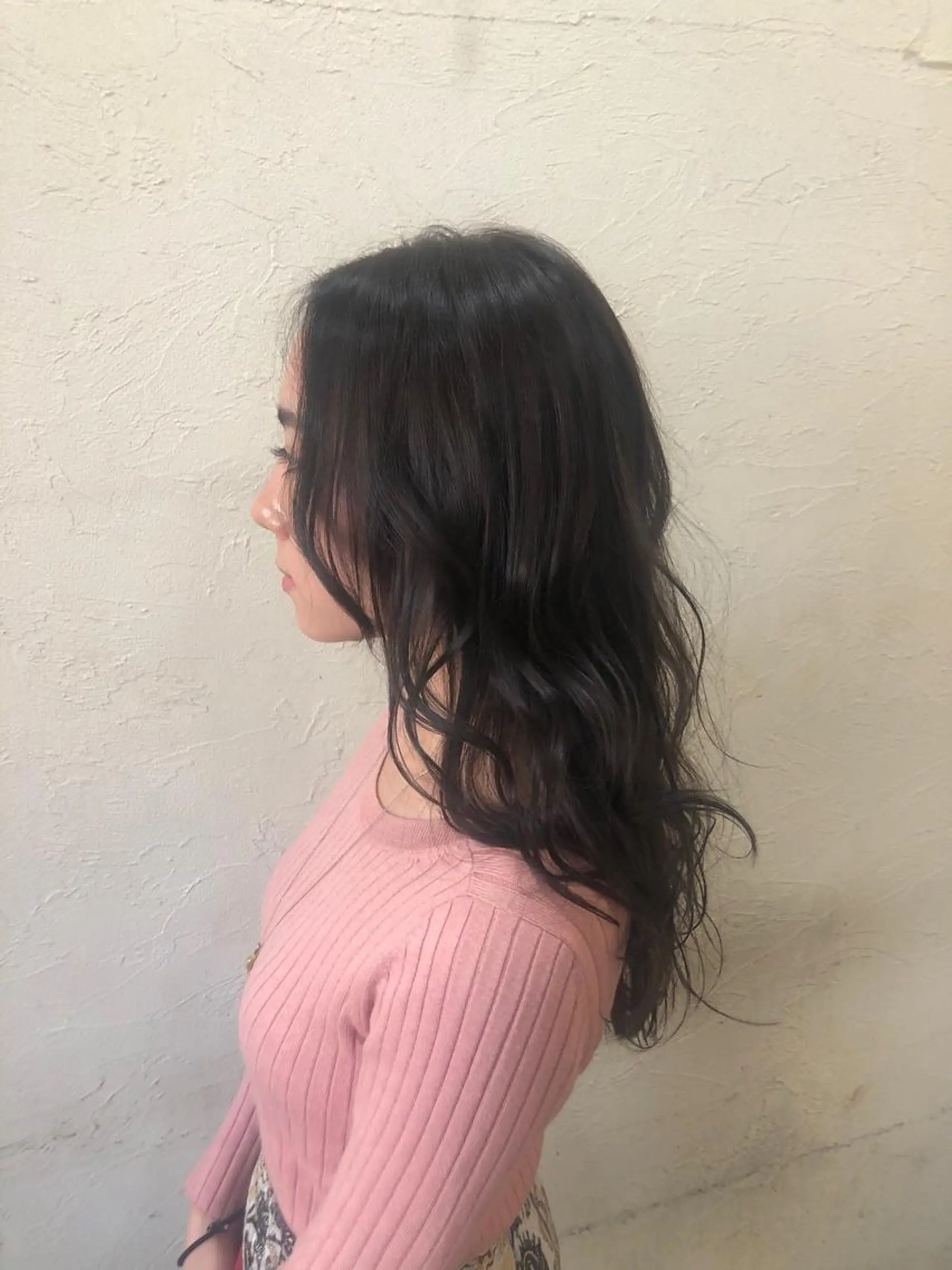 ロング カラー 透明感カラー オリーブカラー カット ヘアカラー トリートメント ENIF ヤマグチアツコのヘアスタイル