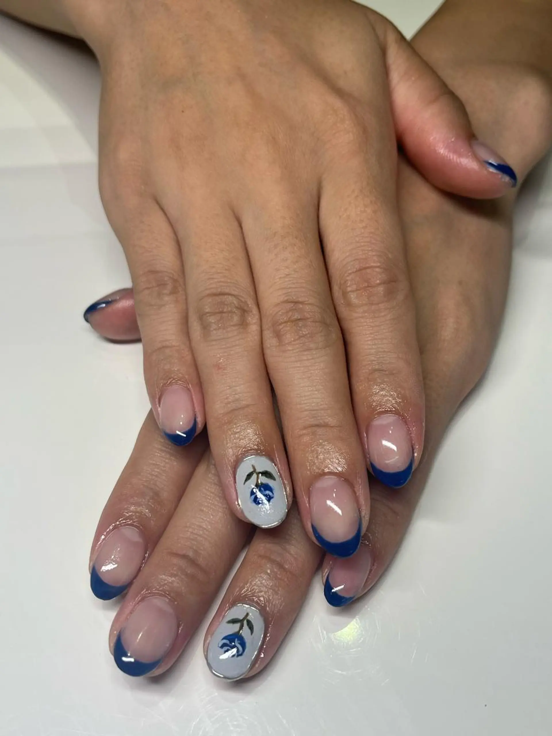 ネイル アートネイル フレンチネイル Ribbon佐野店 小泉のネイルデザイン