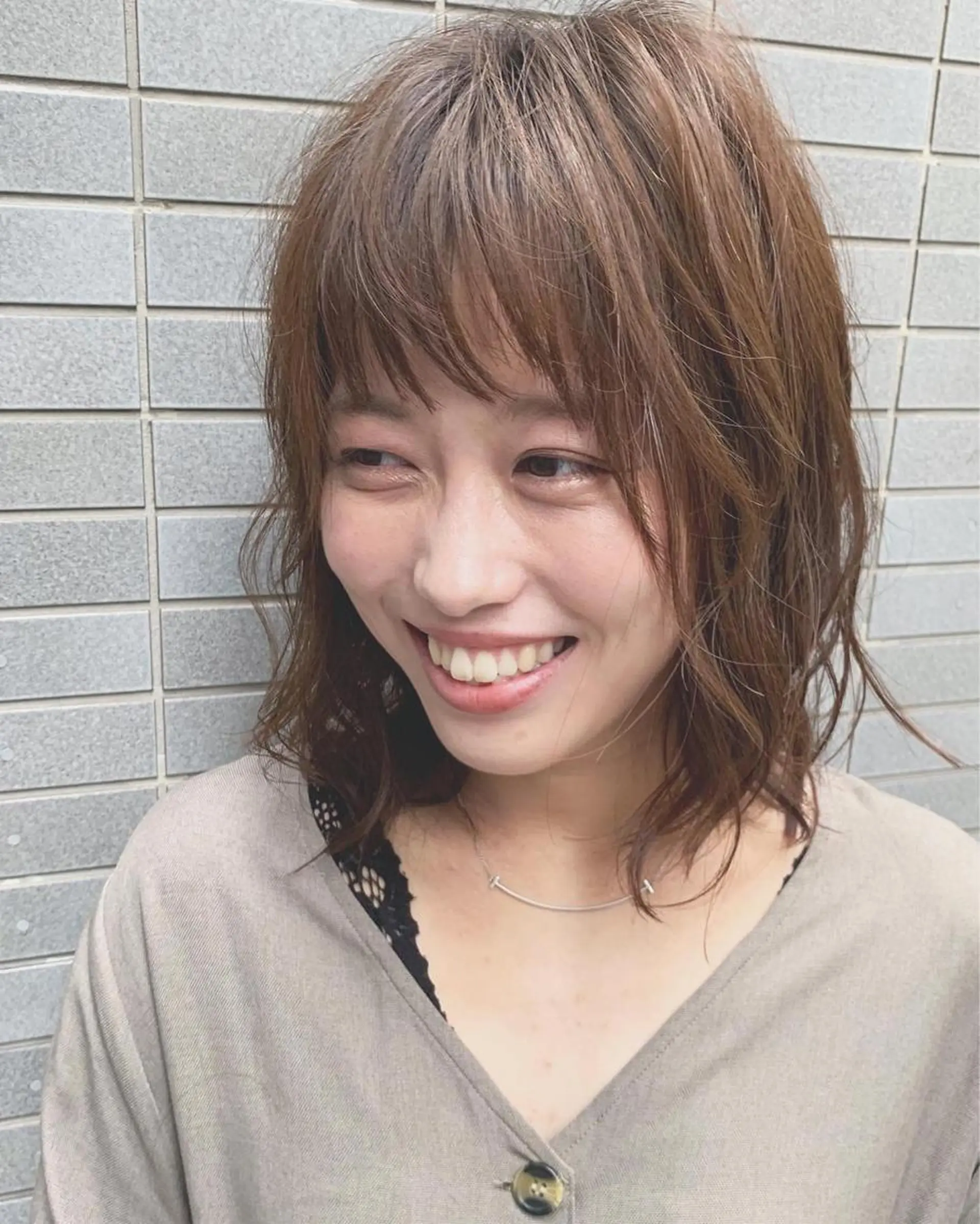 ミディアム topstylist 満足度⭐️堀川星哉のヘアスタイル