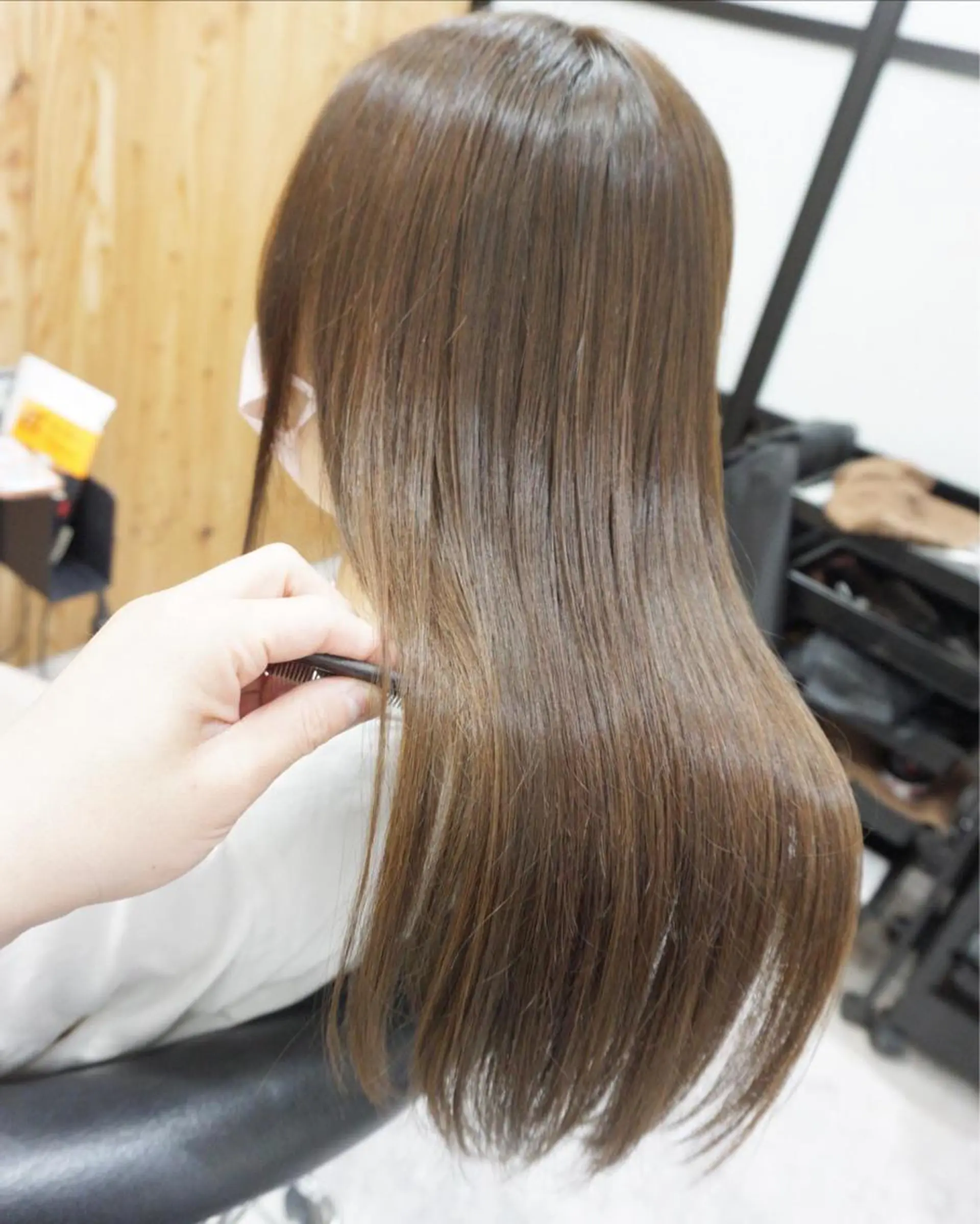 セミロング トリートメント カット ヘアカラー 縮毛矯正 トリートメント hair teria ryu 大塚のヘアスタイル
